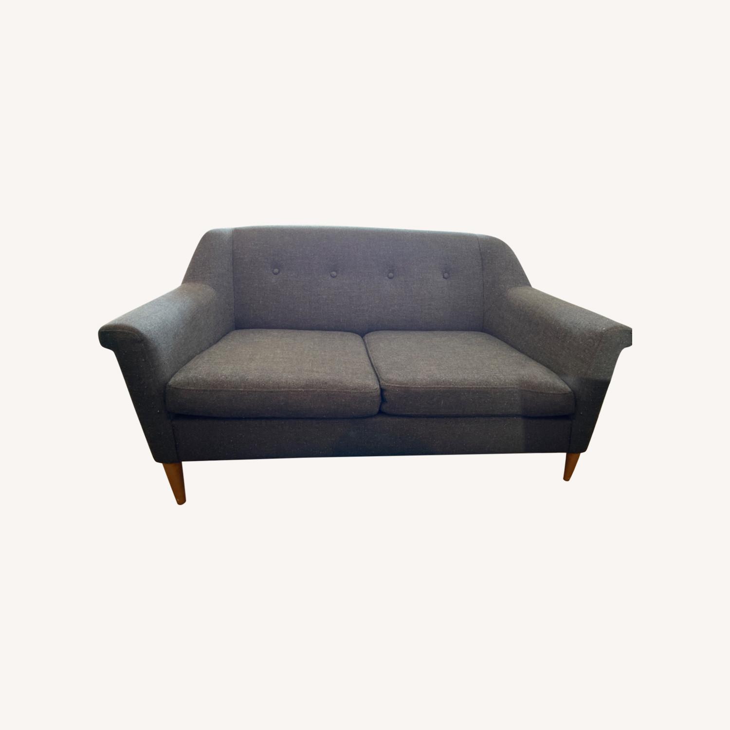 West Elm Finn Grey Sofa - image-0