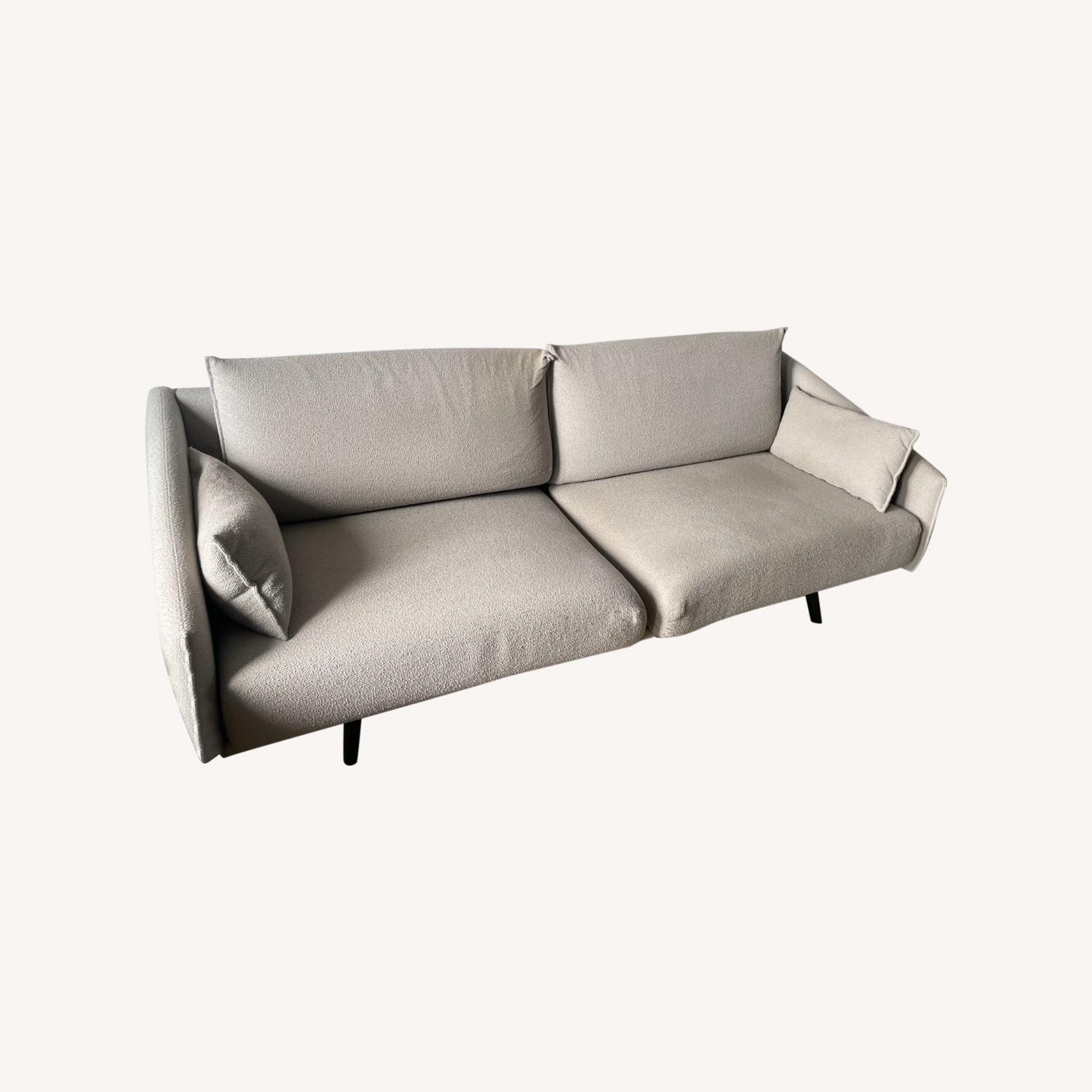 STUA 3 Seat Boucle Fabric Sofa - image-0