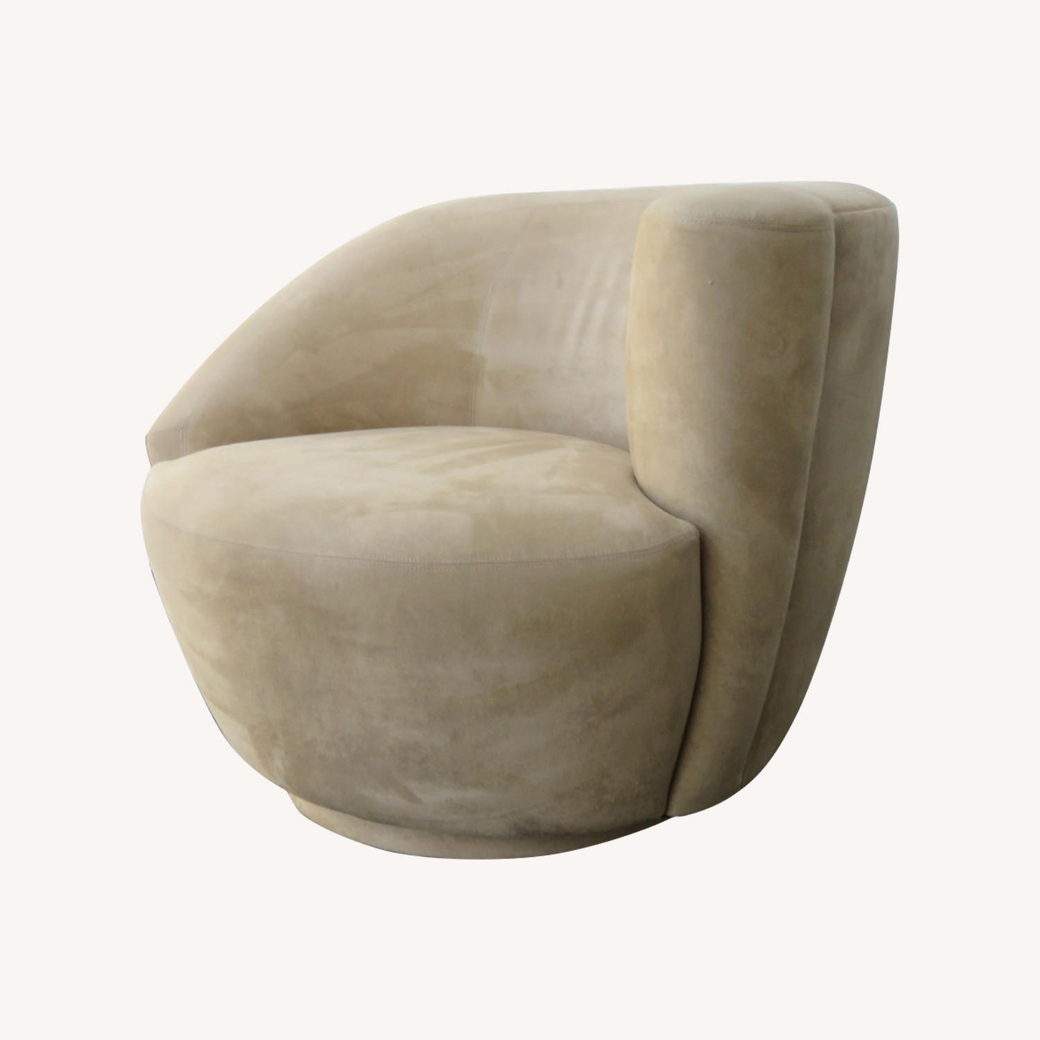 Vladimir Kagan Authentic Midcentury Swivel Chair - image-0