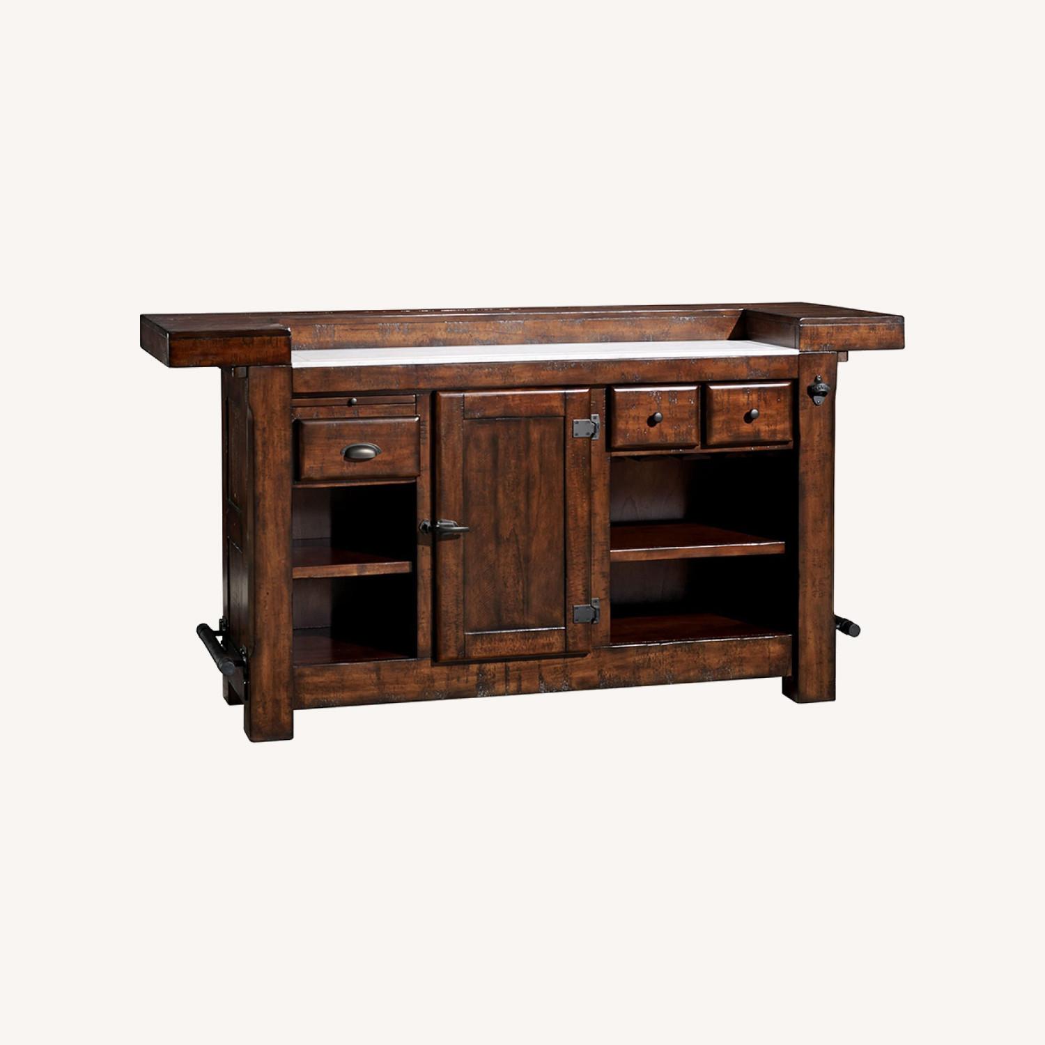 Pottery Barn Rustic Ultimate Bar AptDeco