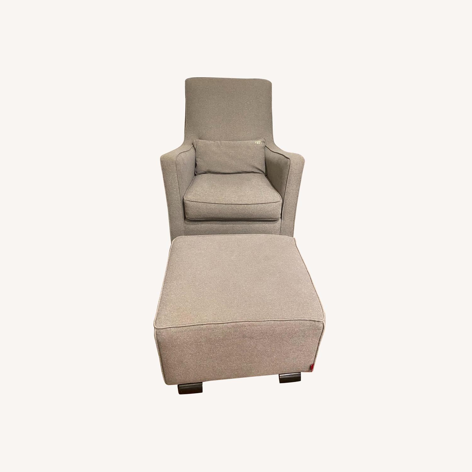 Monte Luca Glider Rocking/Nursery Chair & Ottoman - image-0