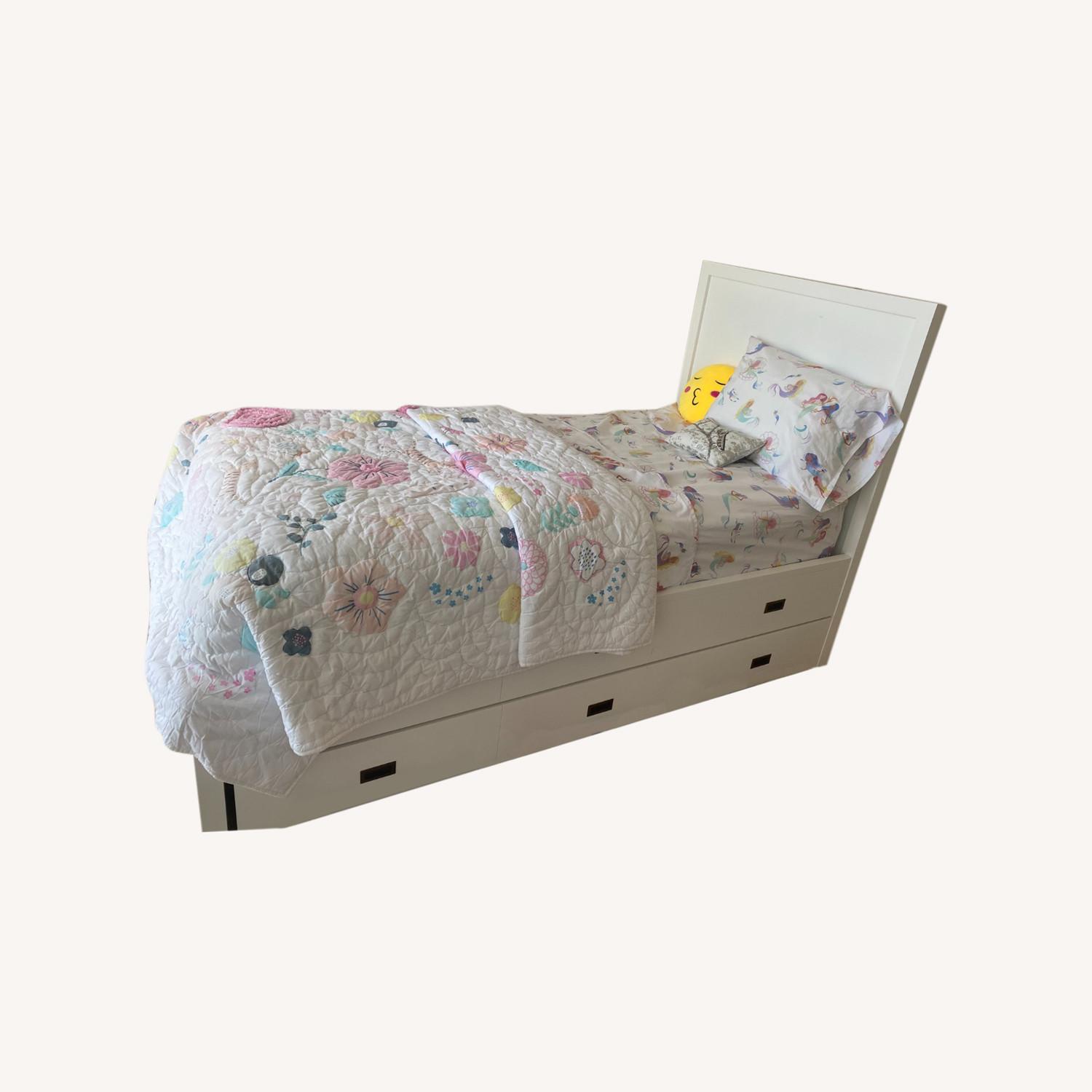 Restoration Hardware Avalon Twin Bed w Trundle AptDeco