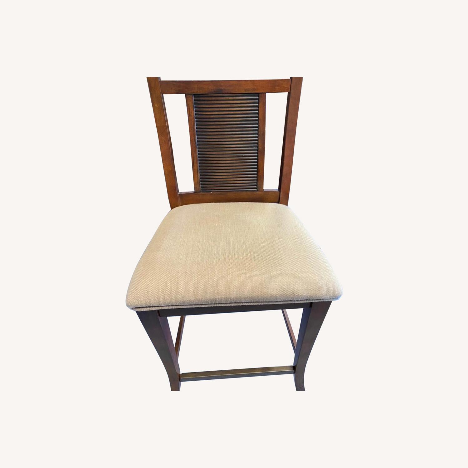 Solid Wood Dining Set 4 Chairs And Leaf - image-5