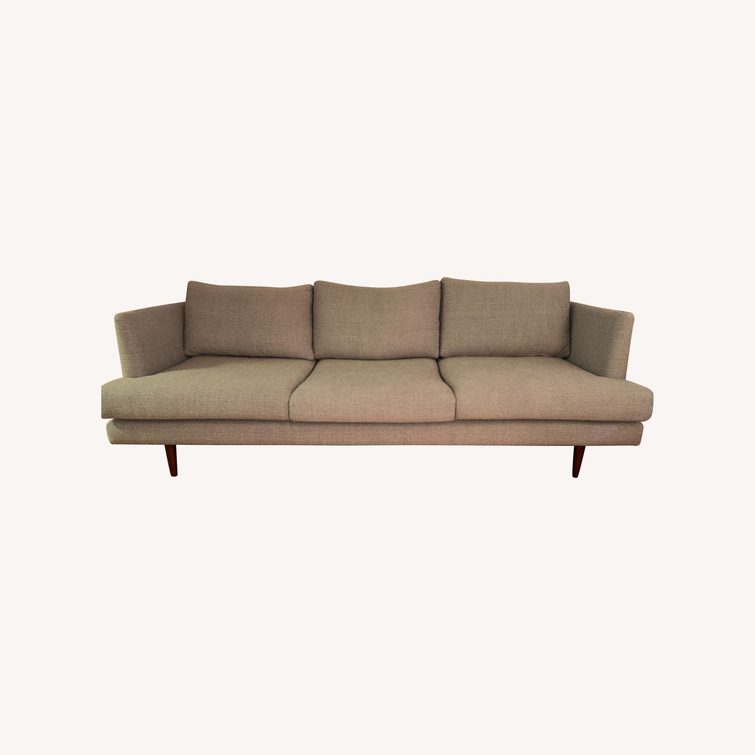 AllModern Polaris Light Grey 3 Seat Sofa - image-0