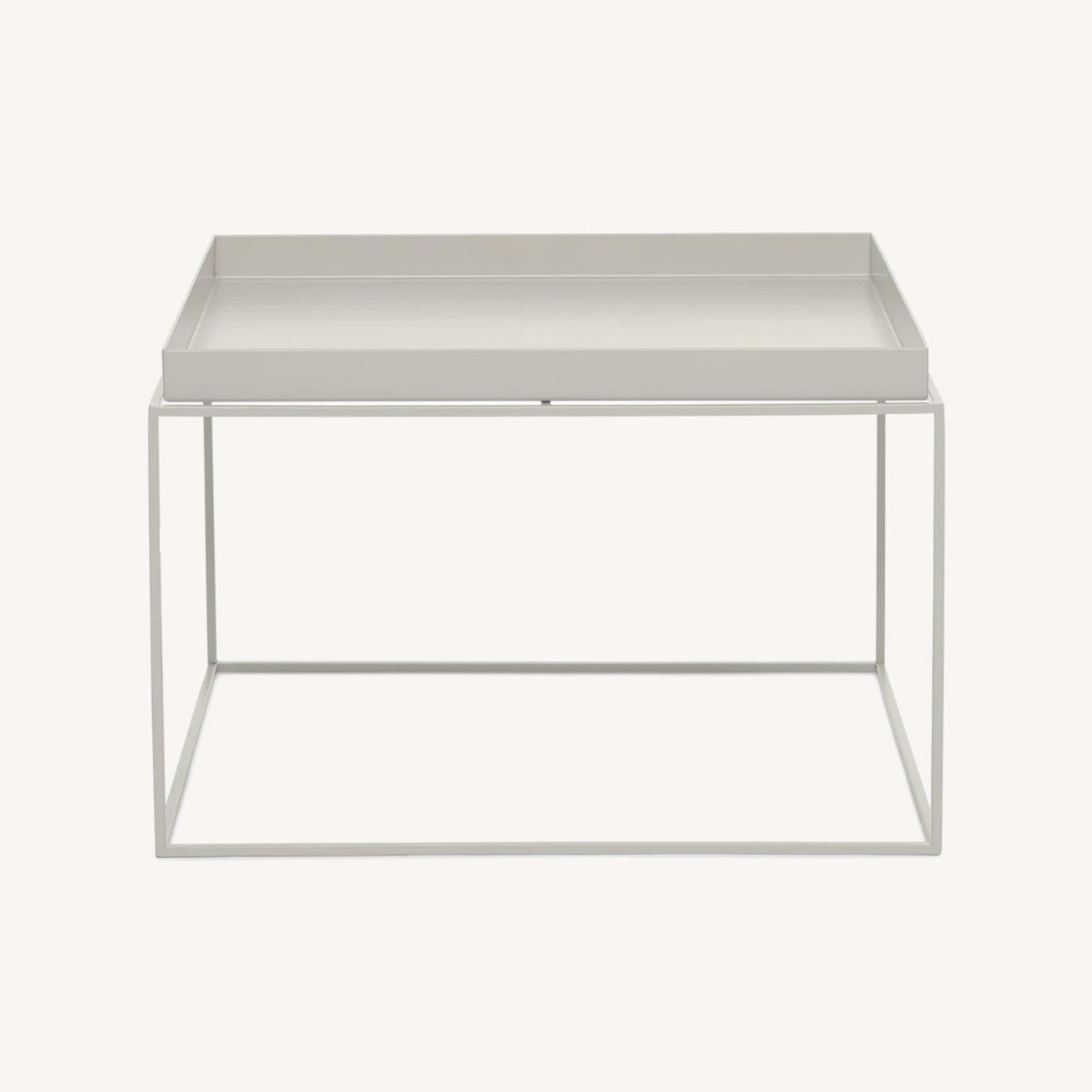 Design Within Reach Minimalistic White Metal Coffee Table - image-0