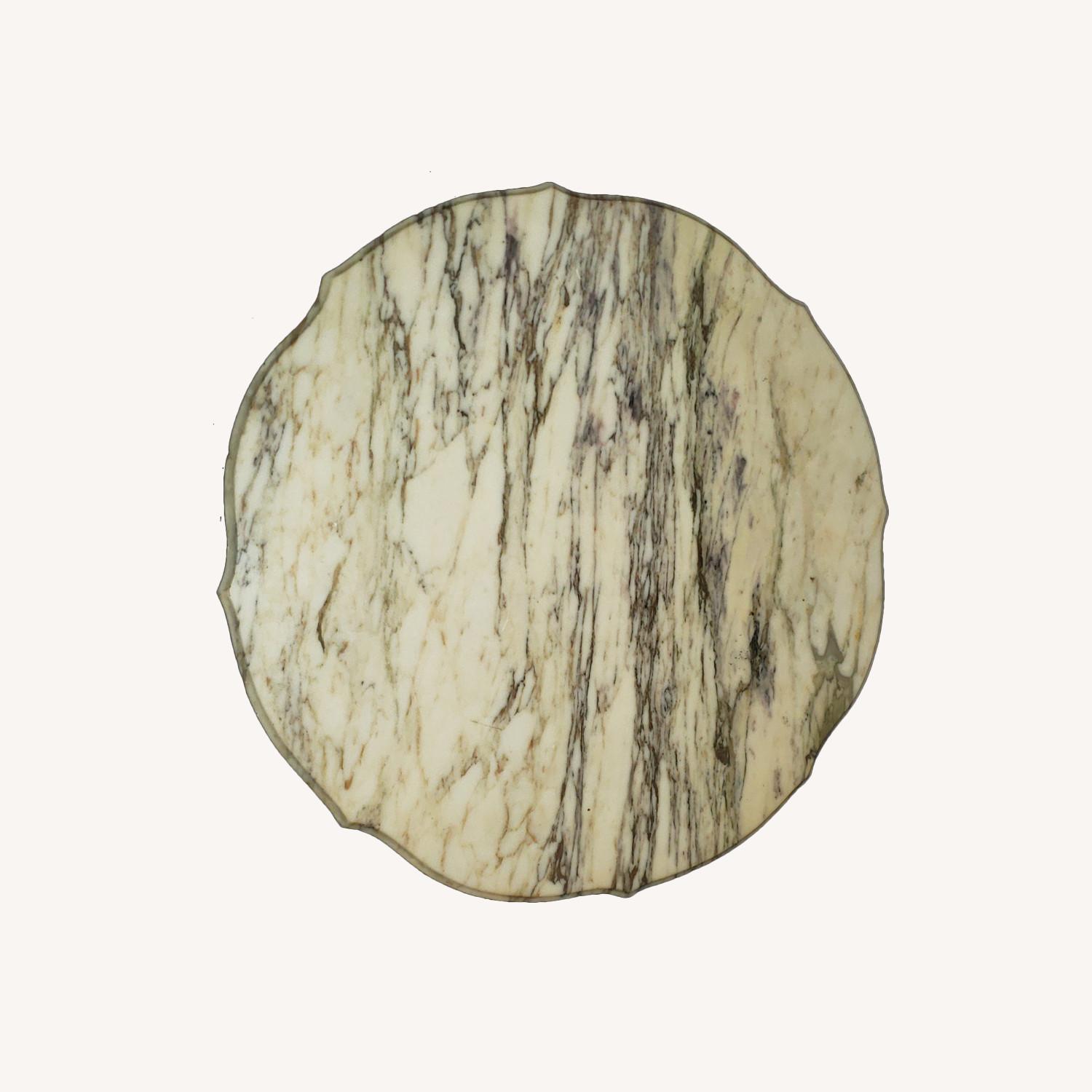 Vintage Marble Tabletop 27" - image-0