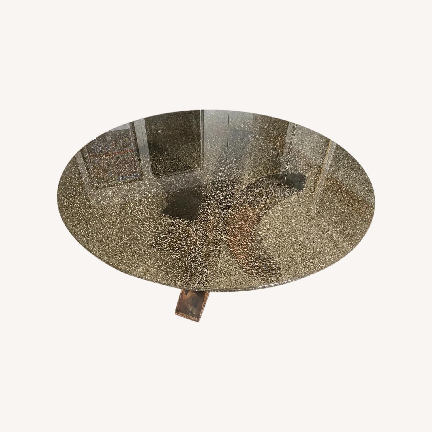 Handmade Cracked Glass Dining Set - image-5