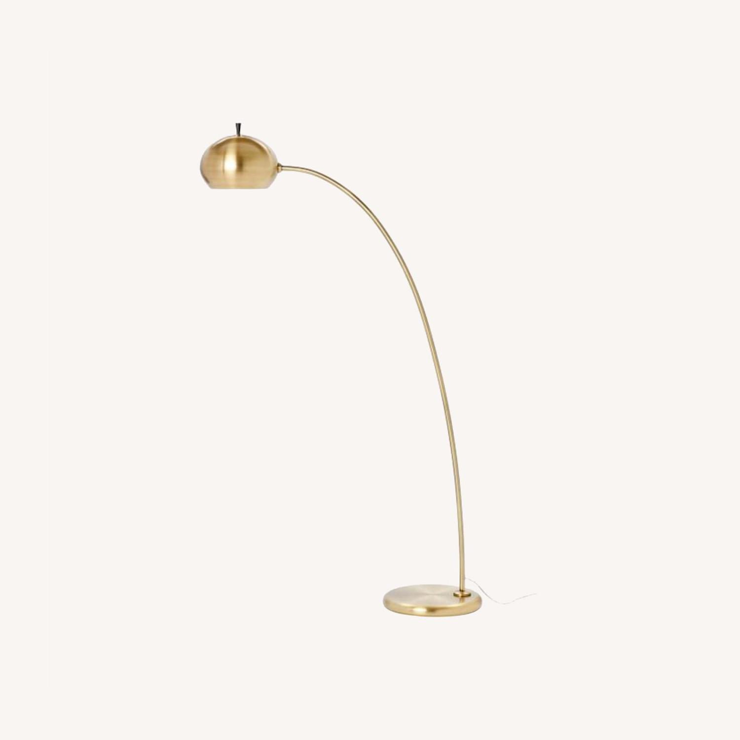 West Elm Petite Arc Metal Floor Lamp (54") - image-0