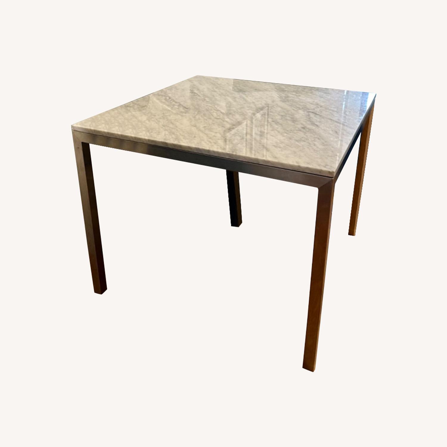 Room & Board Marbled Quartz Dining Table AptDeco