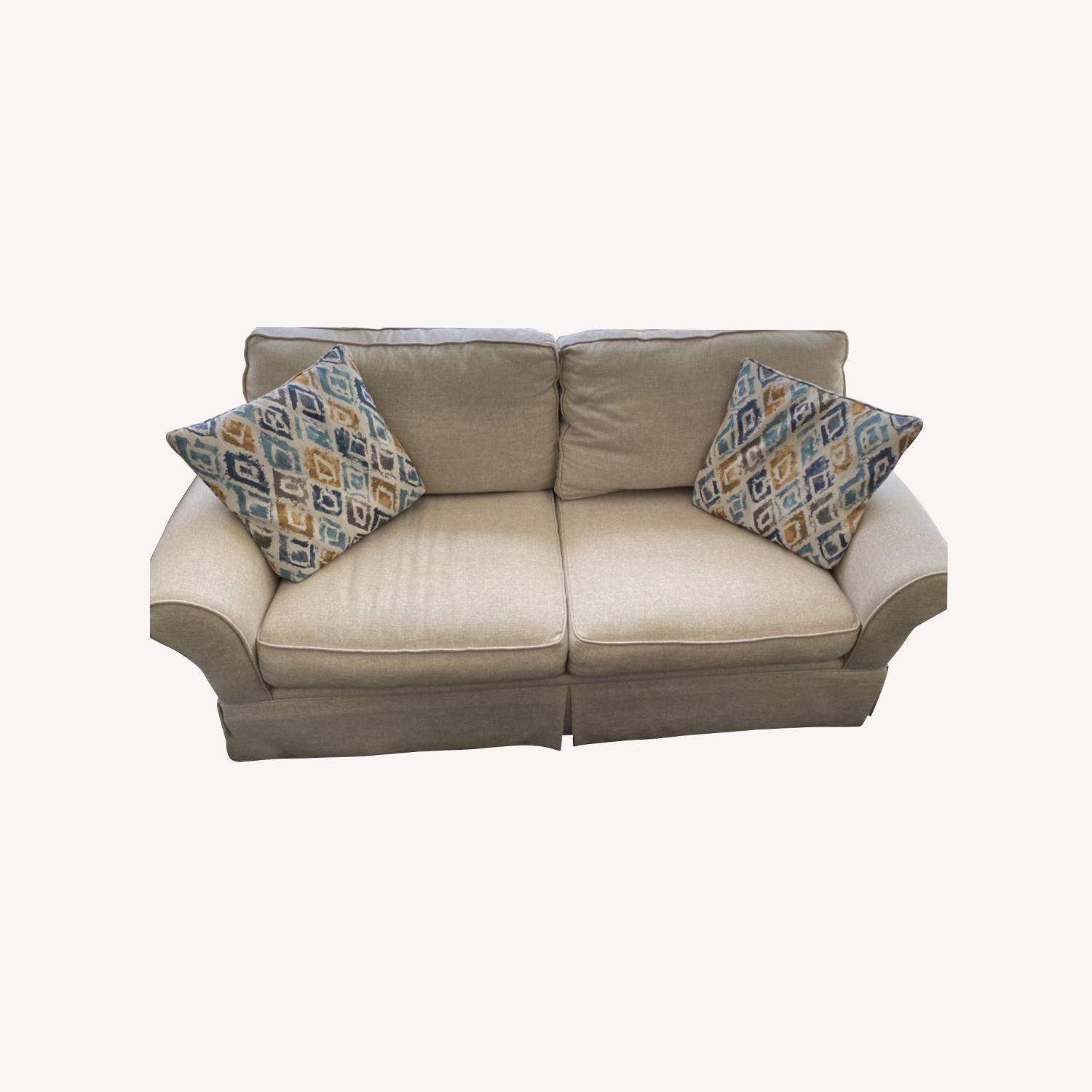 H.M. Richard Loveseat In Natural Color - image-0