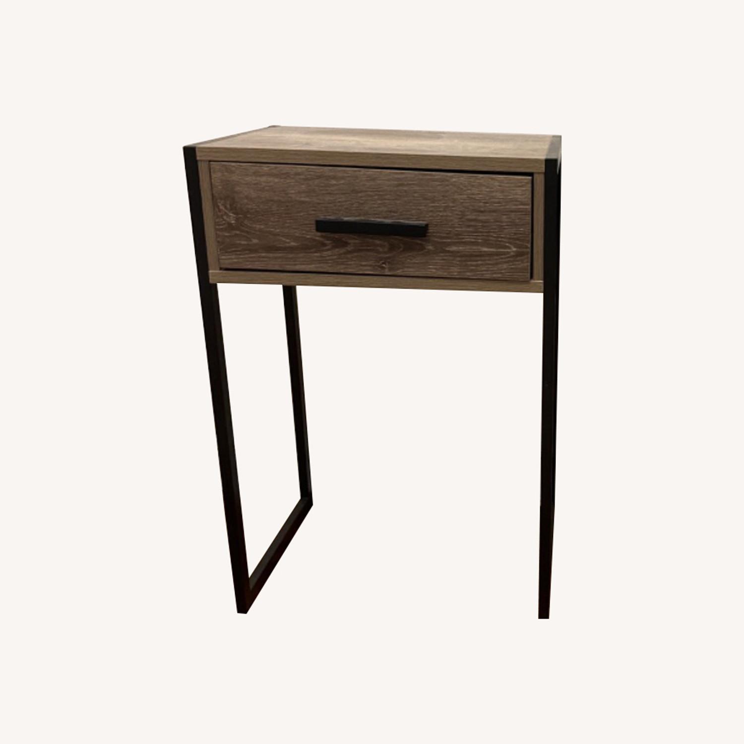 End Table with Single Storage Drawer Set of 2 - image-0