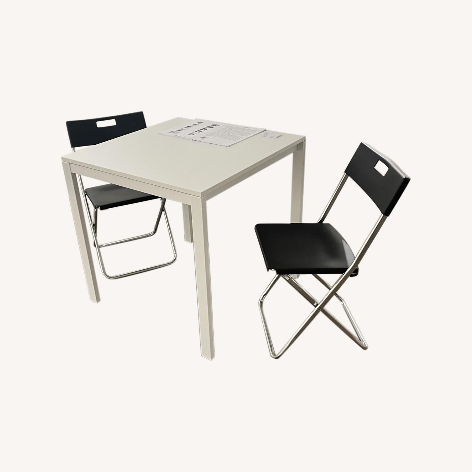 IKEA Table and Two Chairs Set - image-0