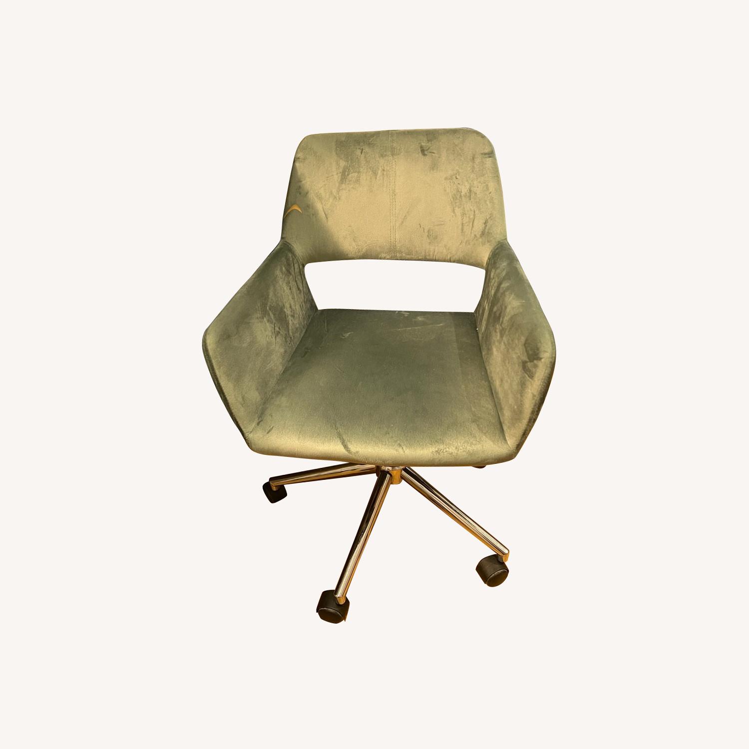 Wayfair Sage Velvet Office Chair AptDeco