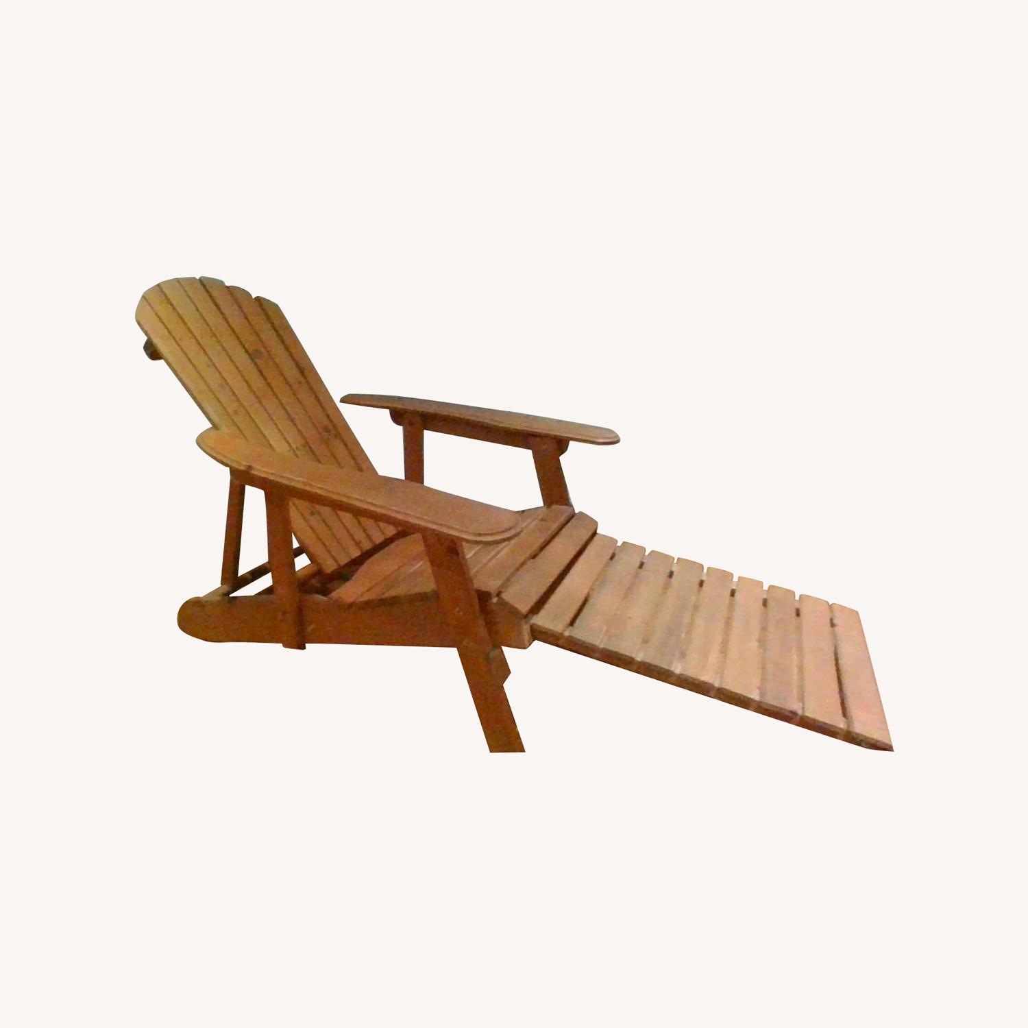 Adirondack Chair with Pull-Out Leg Rest - image-0