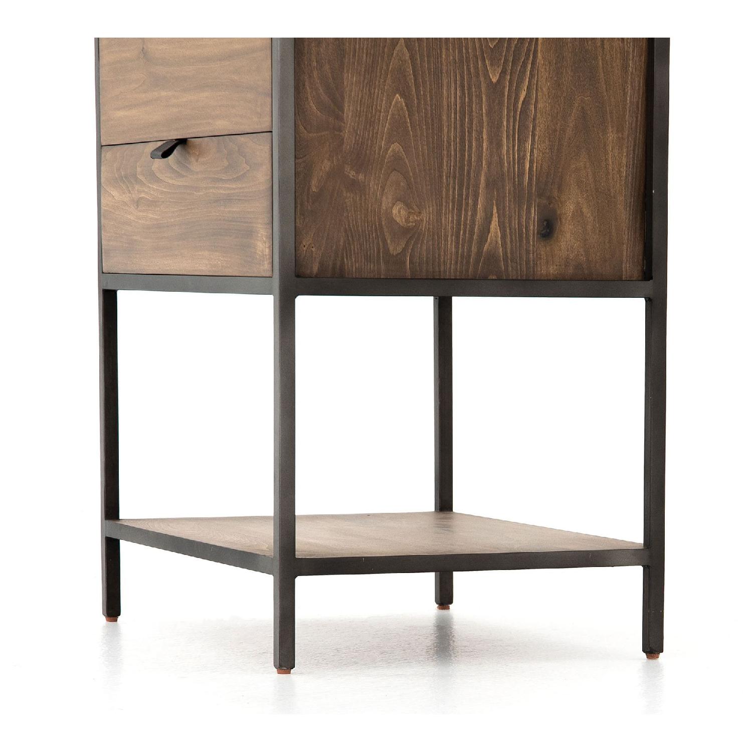 Pottery Barn Graham Open Bookcase with Drawers - image-1