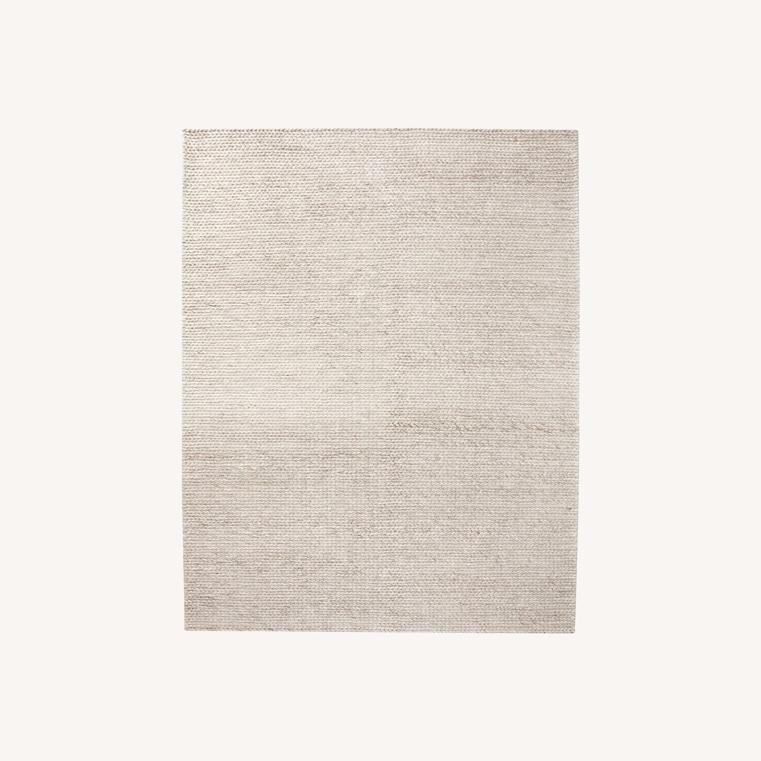 Pottery Barn Chunky Knit Sweater Handwoven Rug - AptDeco