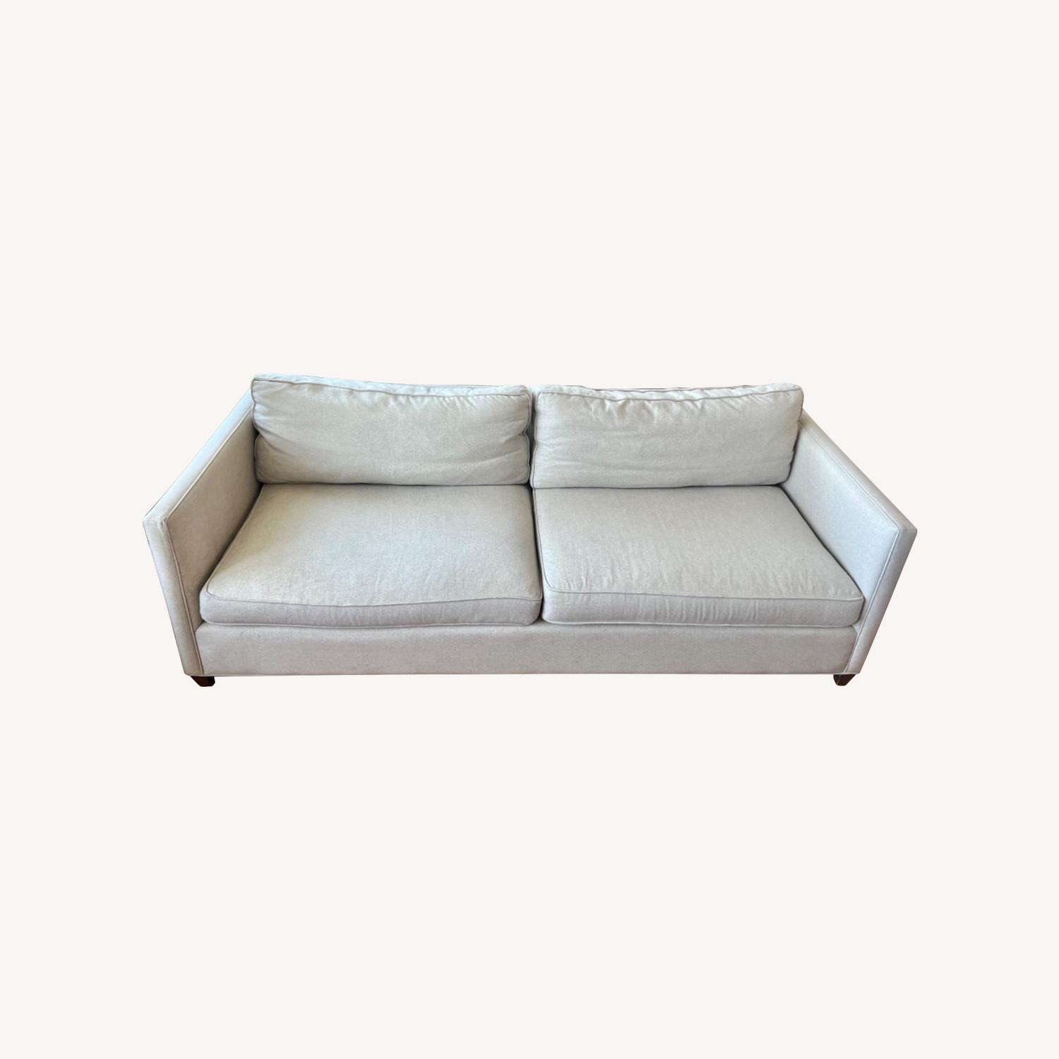 Crate & Barrel Flax Dryden 2 Seater Sofa - image-0