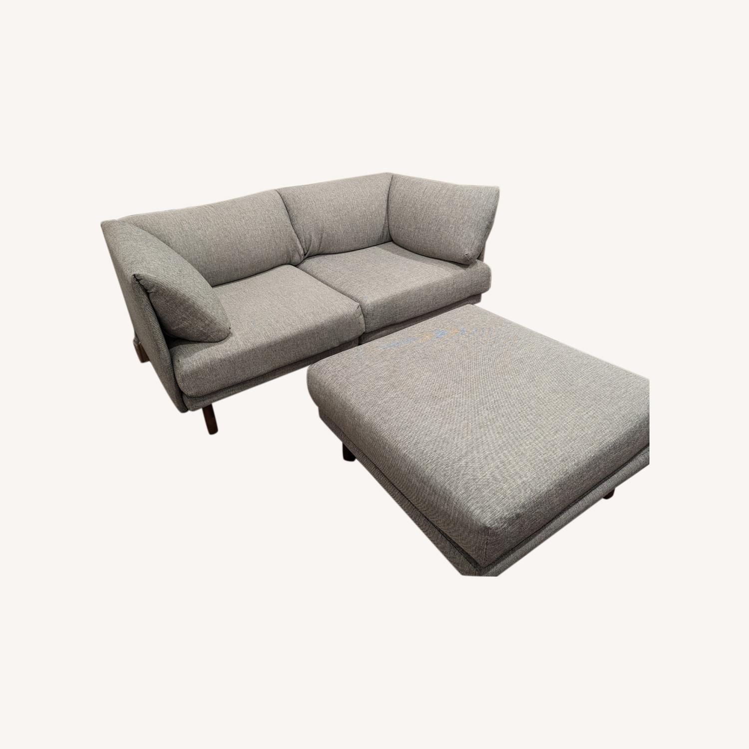 Burrow Range Sofa with Ottoman AptDeco