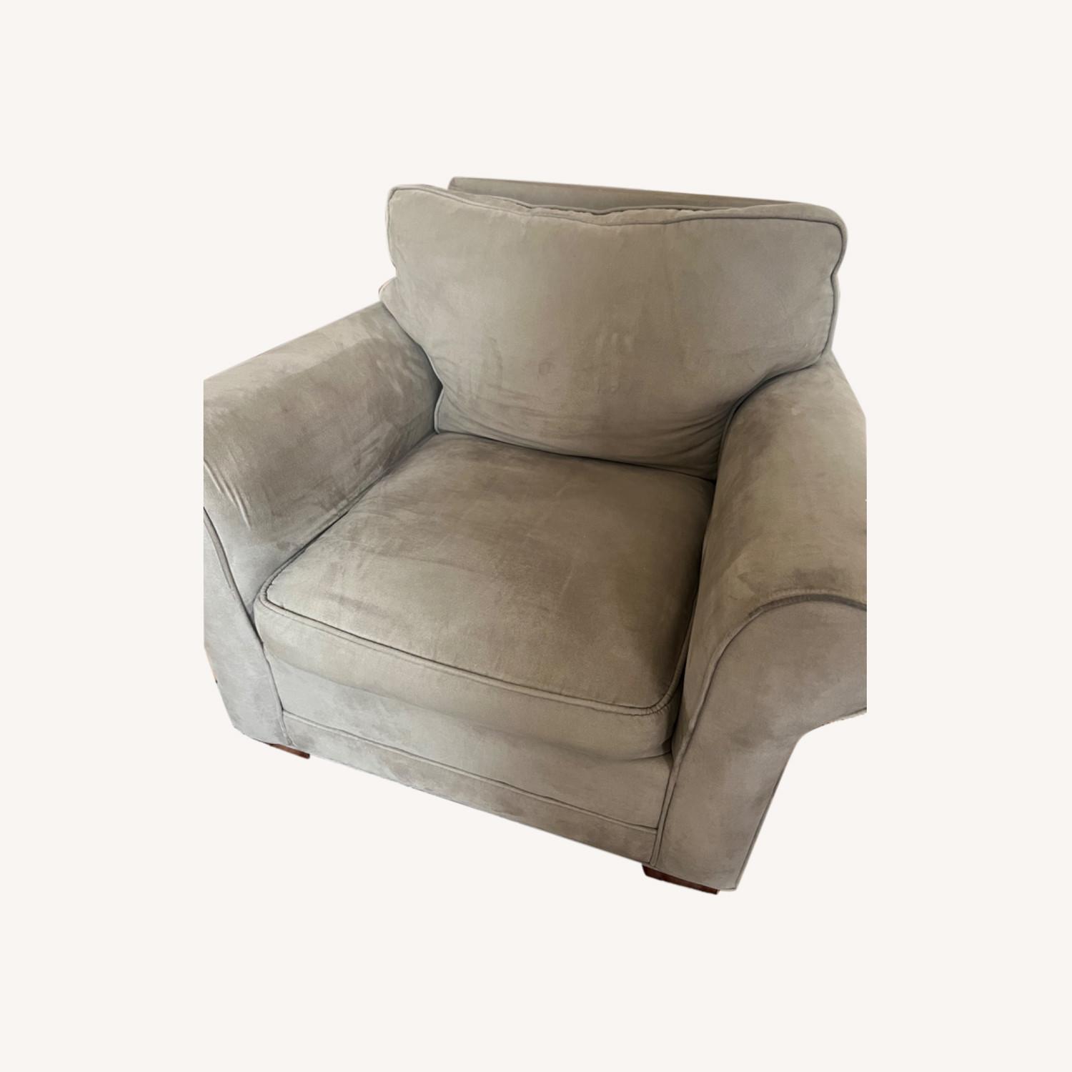 Comfy Gray Arm Chair - image-0