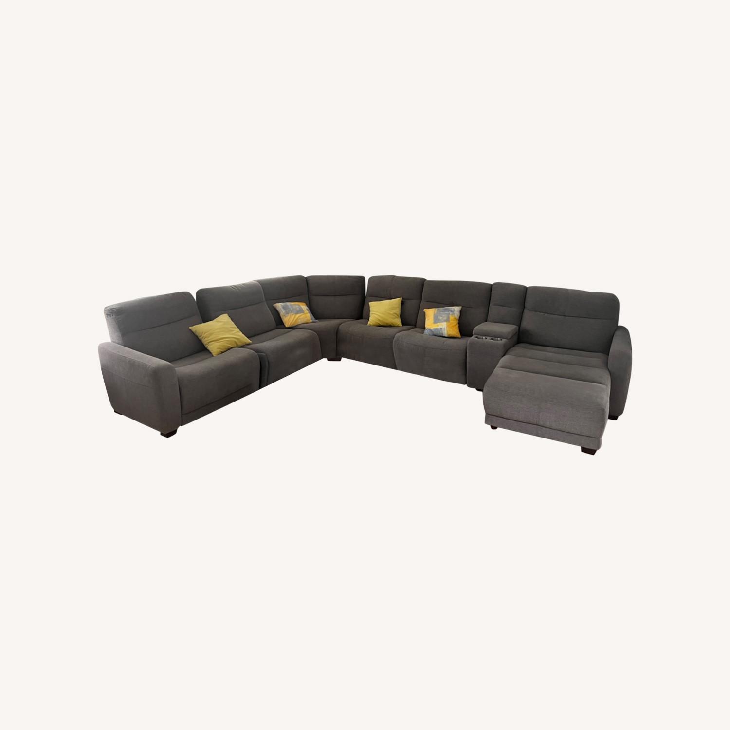Ashley Furniture Gray Recliner Lounge - image-0