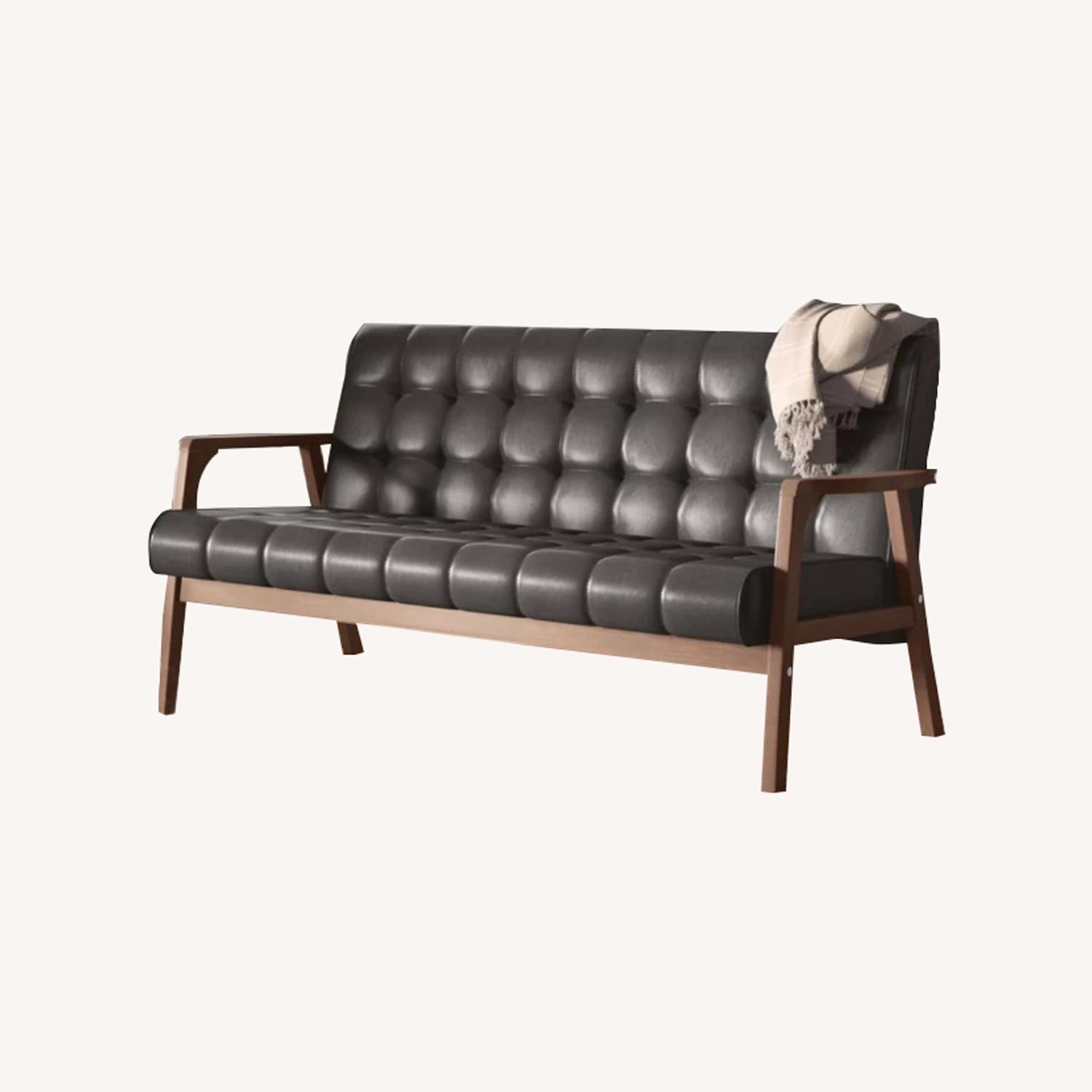 Wayfair George Oliver Unruh 63.75" Square Arm Loveseat - image-0