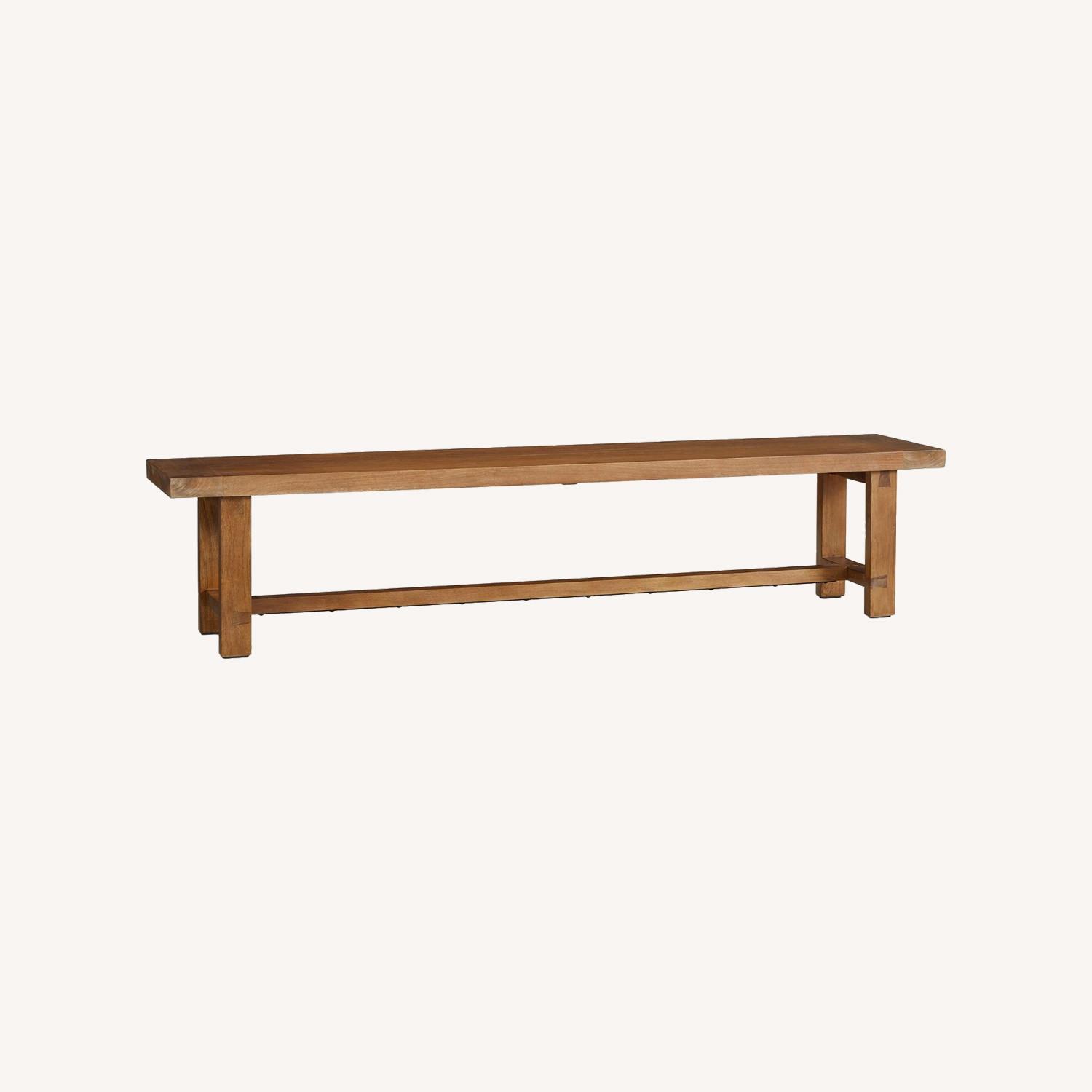 Pottery Barn Reed Dining Bench - image-0