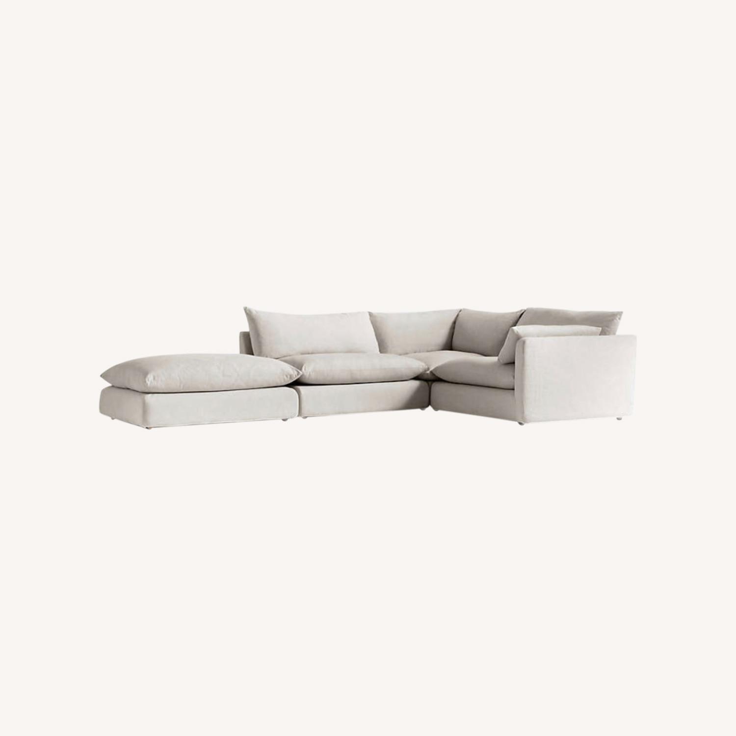 Crate & Barrel Unwind Collection Modular Sectional AptDeco