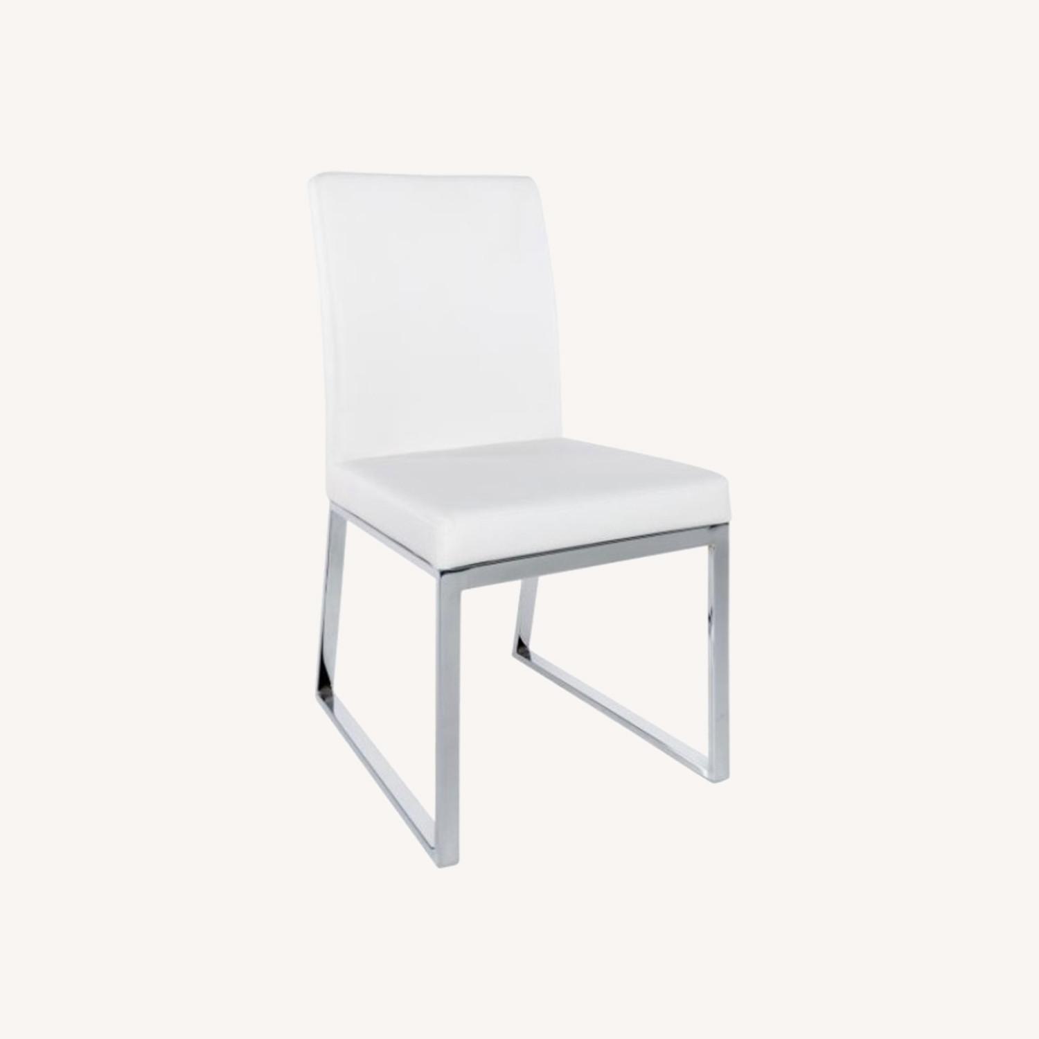 Modani Modern White Dining Chair - image-0