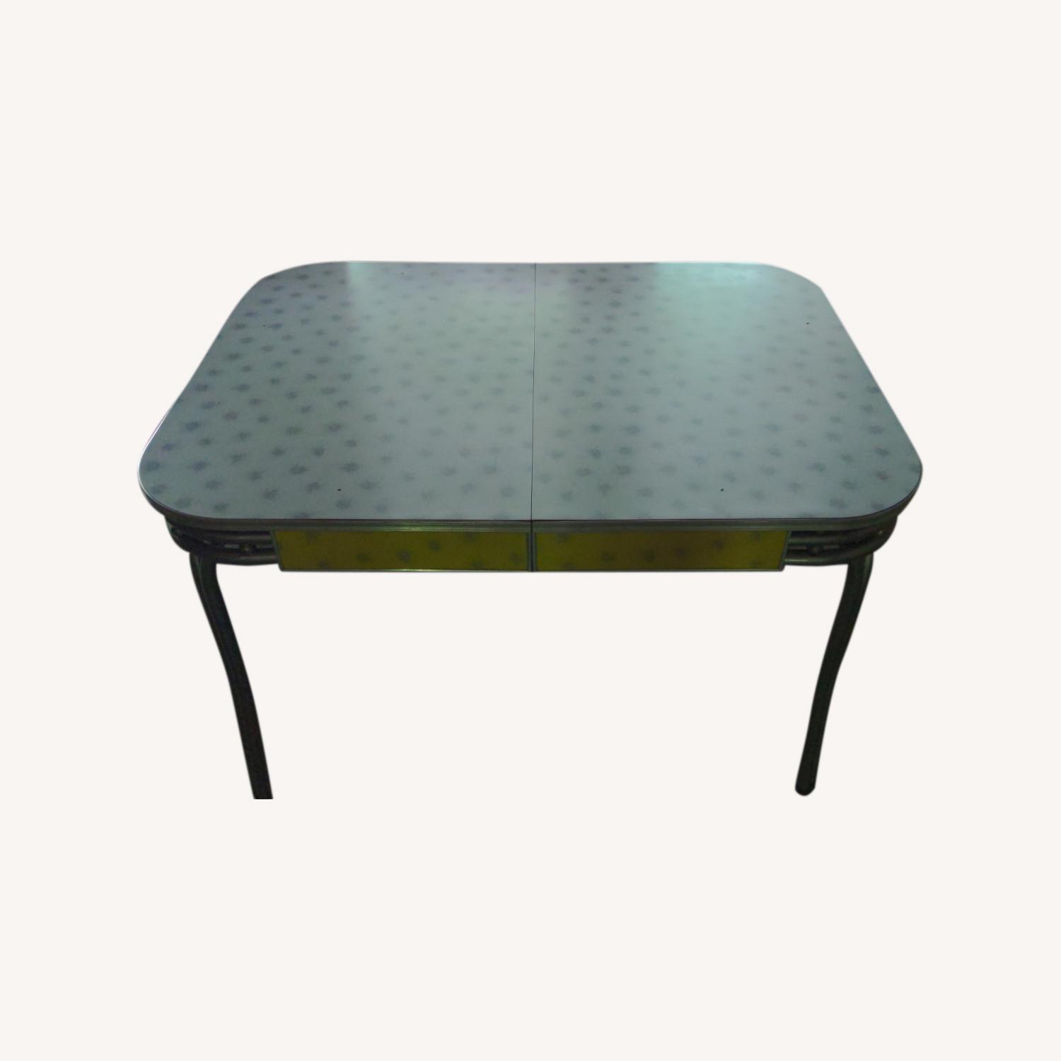 Atomic Era 1950's Formica, Chrome and Steel Table - image-0
