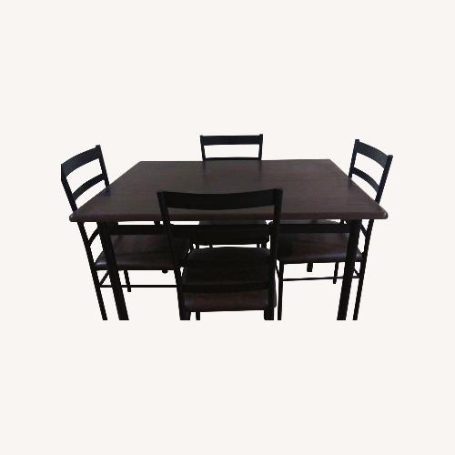 Used Walmart Dining Table With Four Chairs for sale on AptDeco