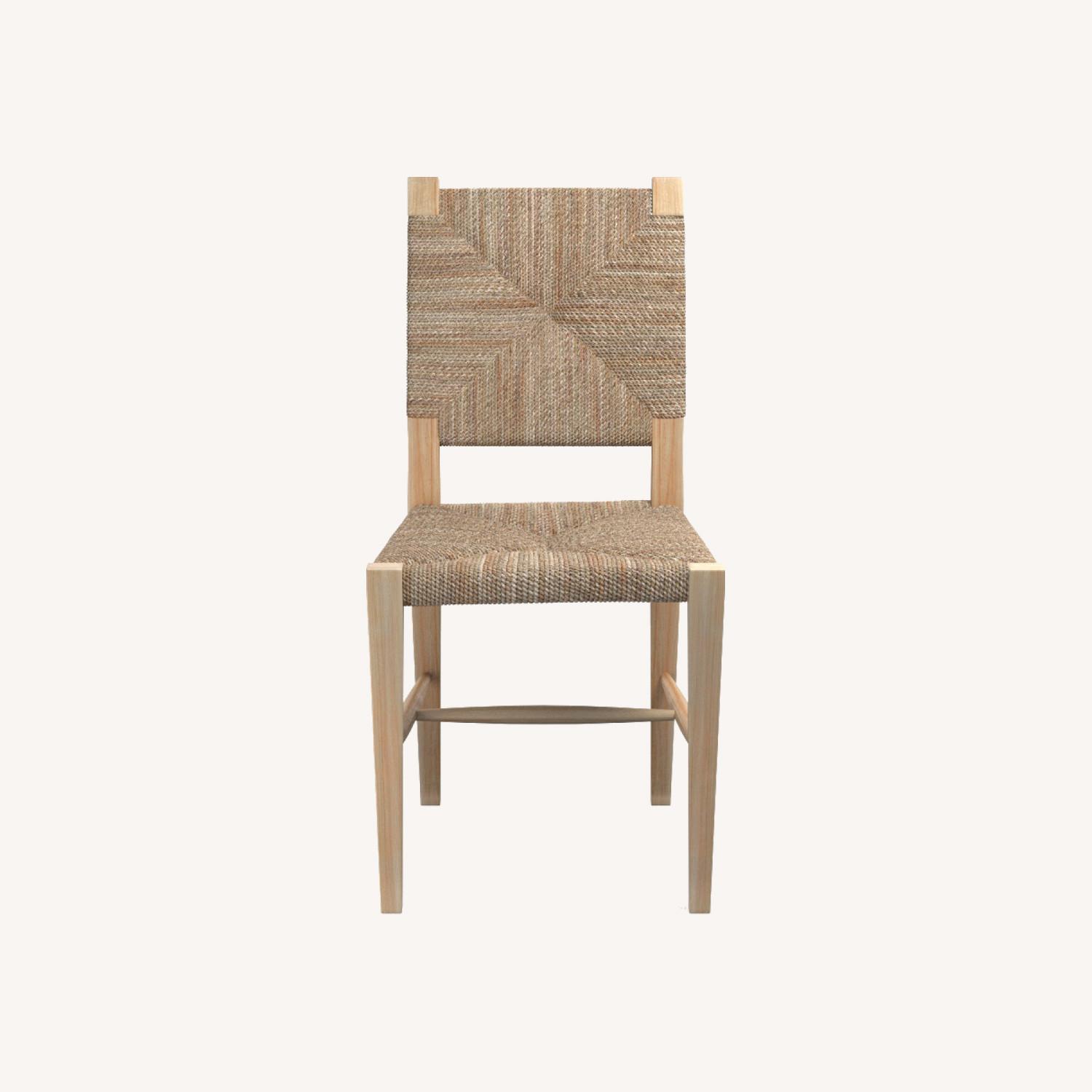 Williams SonomaRutherford Woven Rush Dining Side Chair - image-0