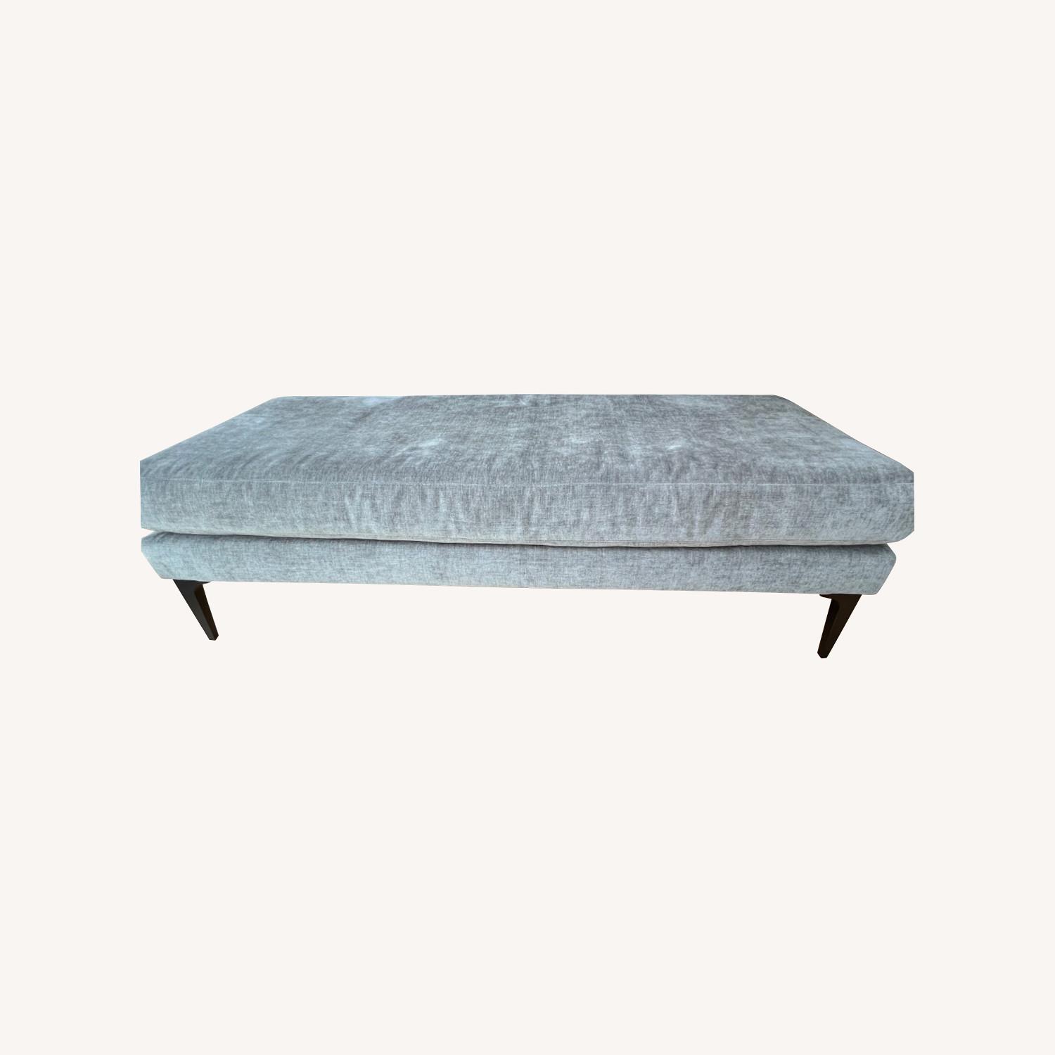 West Elm Andes Bench Mineral Grey AptDeco