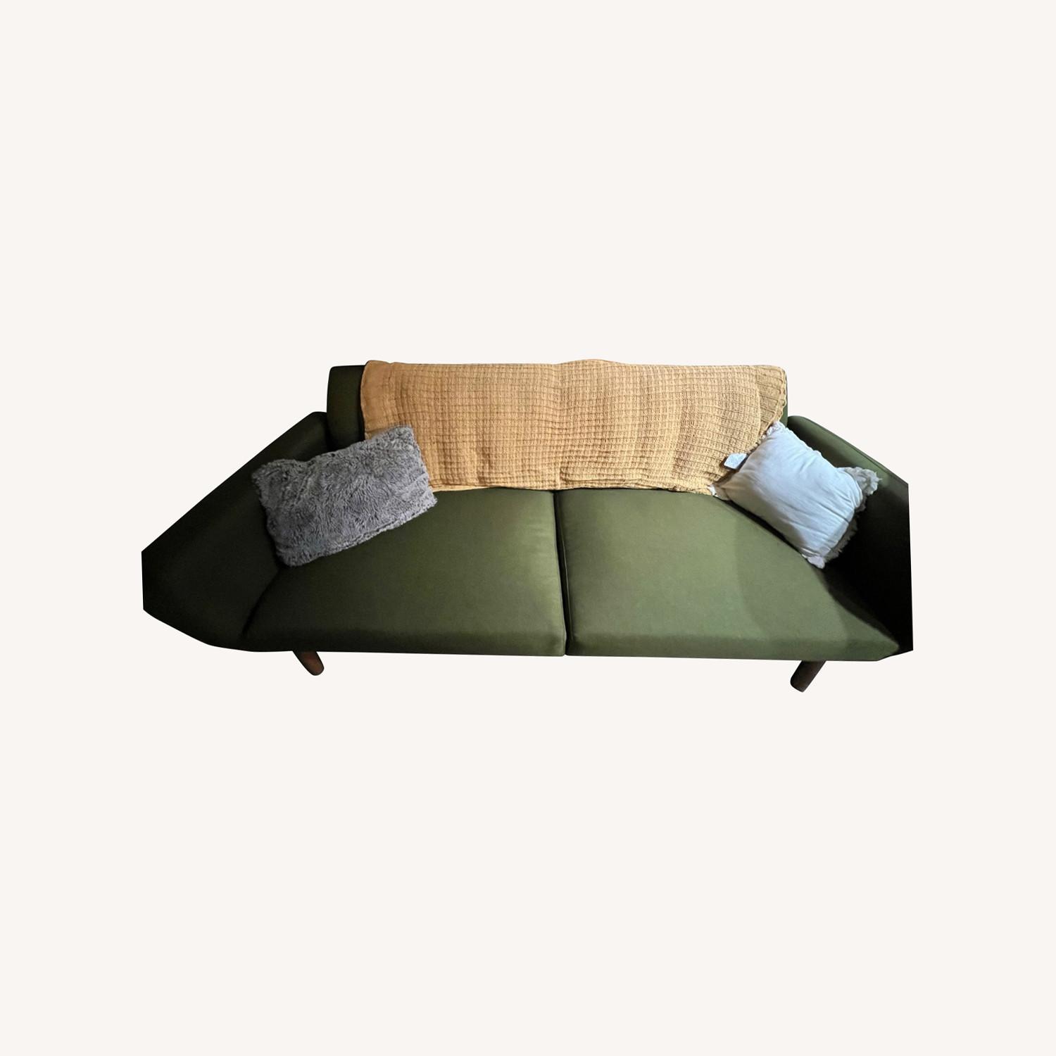 Novogratz Brittany Sofa Futon Green AptDeco