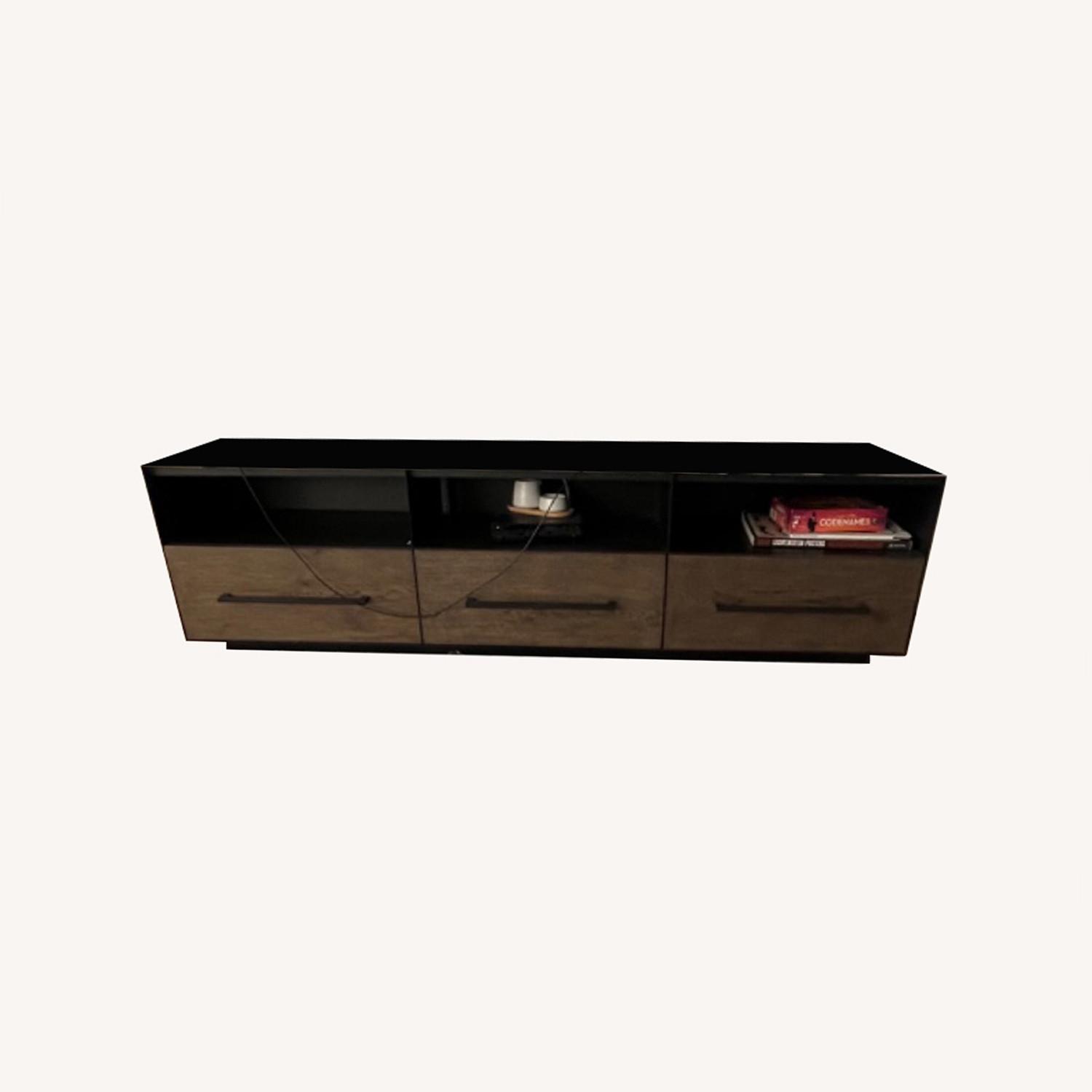 West Elm Massaro Metal Wrapped Media Console 68" - image-0