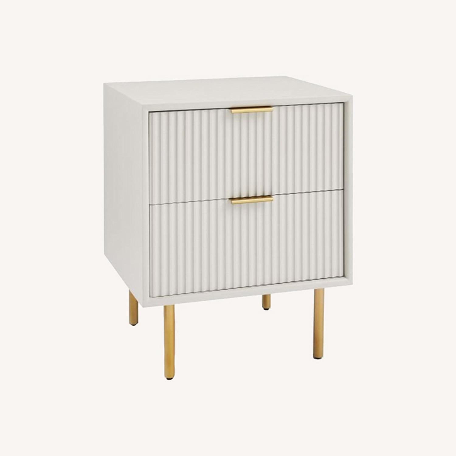 West Elm Quinn Closed 2-Drawer Nightstand (21) - image-0