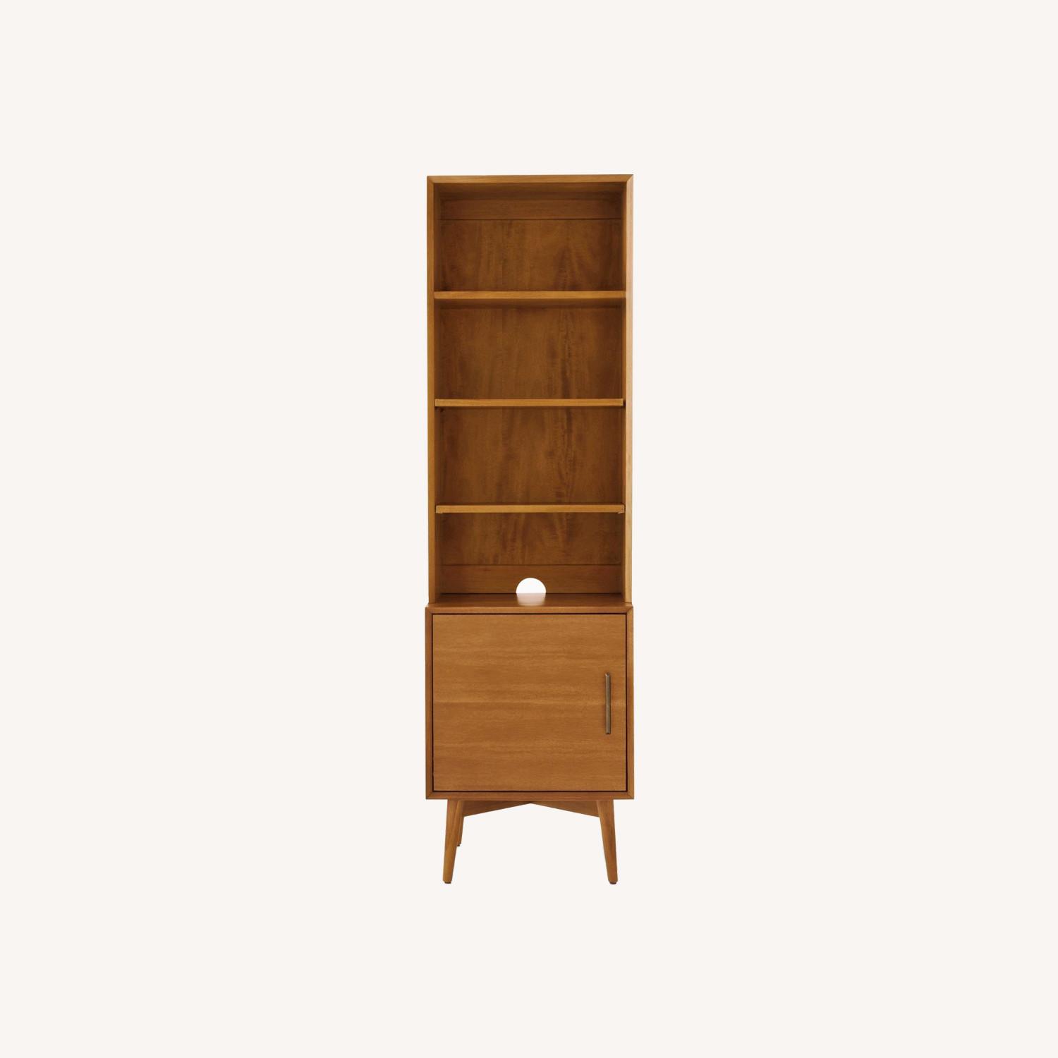 West Elm Mid-Century Narrow Bookcase 20.5" - image-0