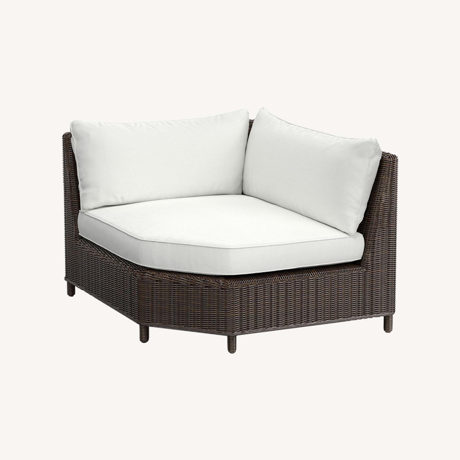 Pottery Barn Build Your Own Torrey Wicker Square AptDeco