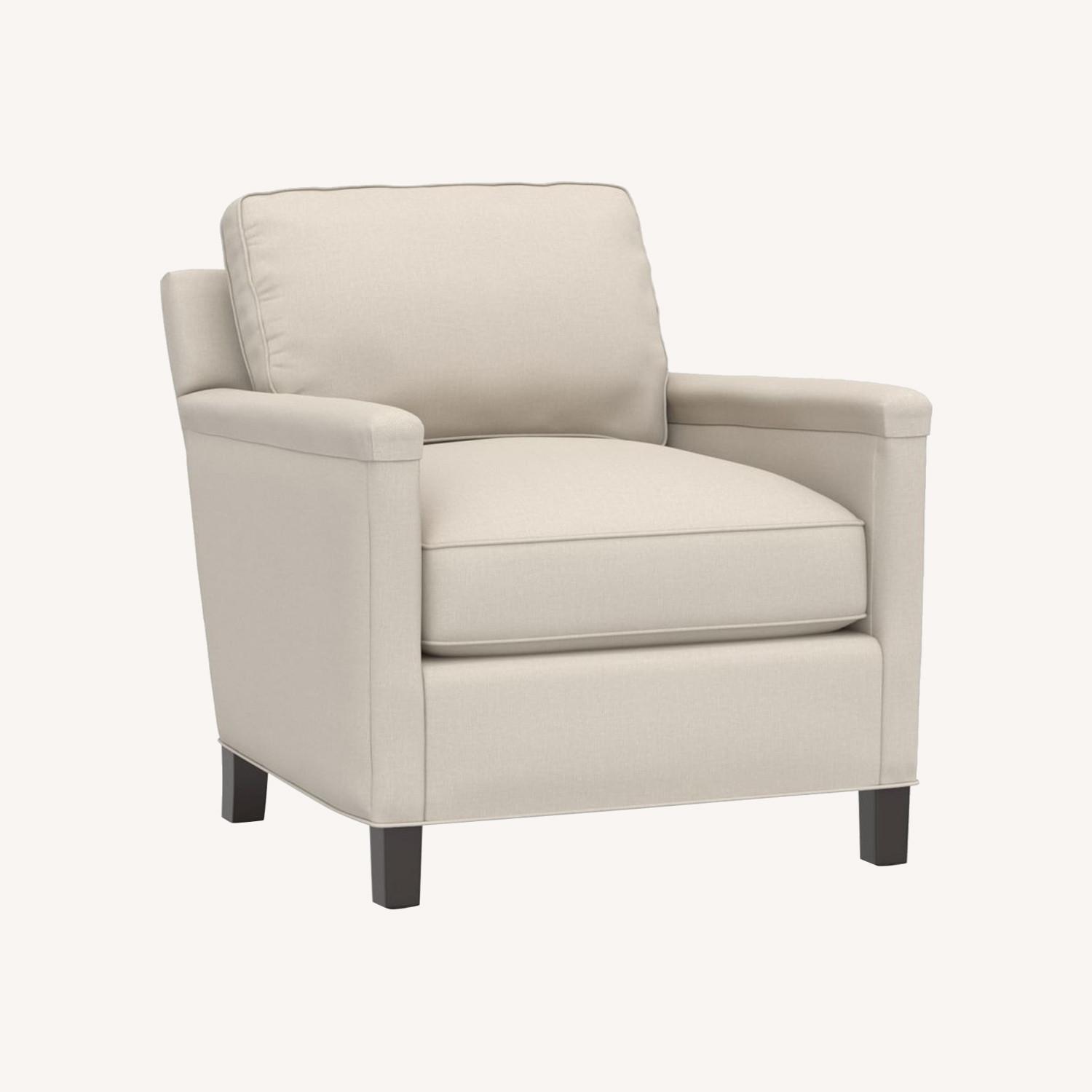 Pottery Barn TylerSquare Armchair without Nailheads - image-0