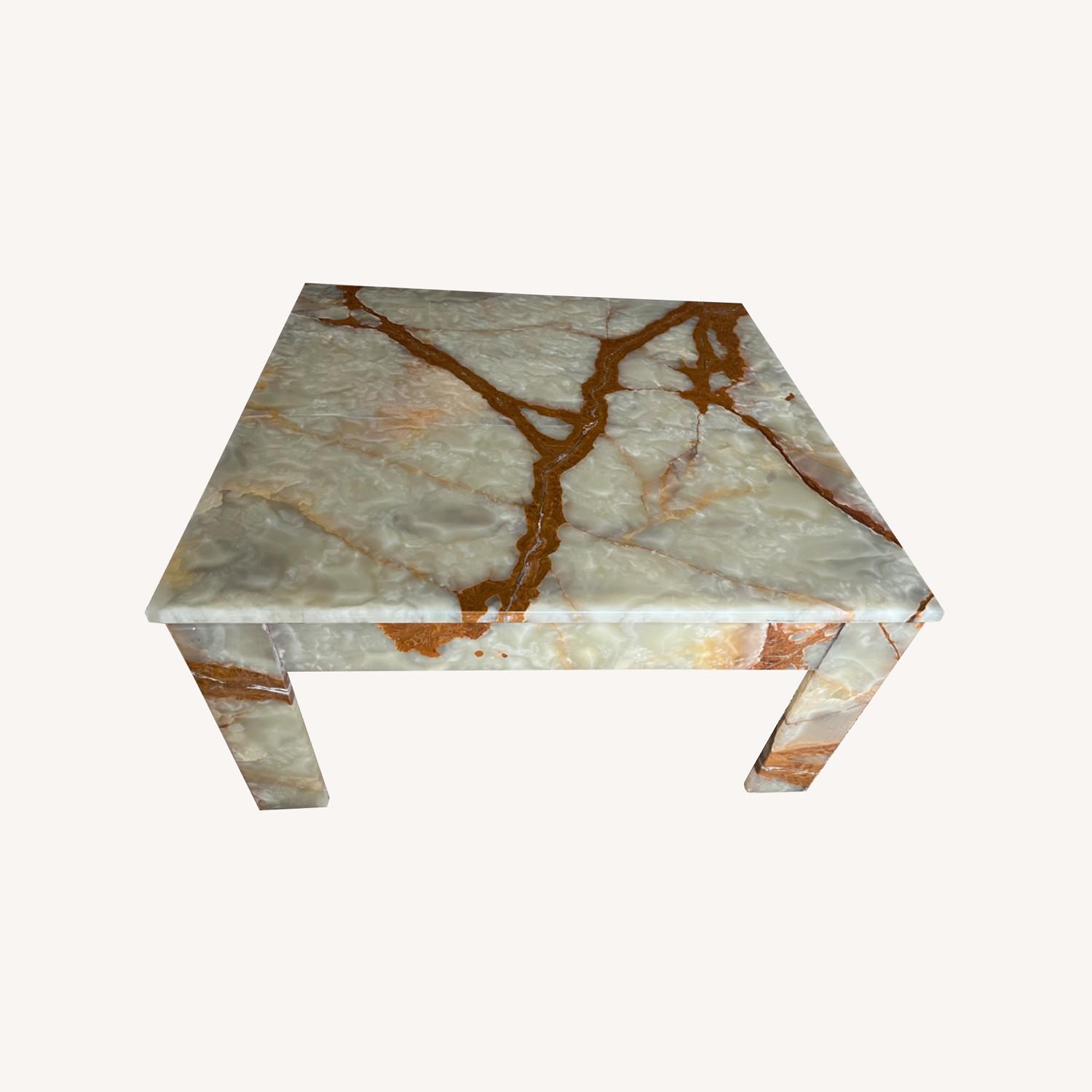 Onyx Marble Coffee Table - image-4