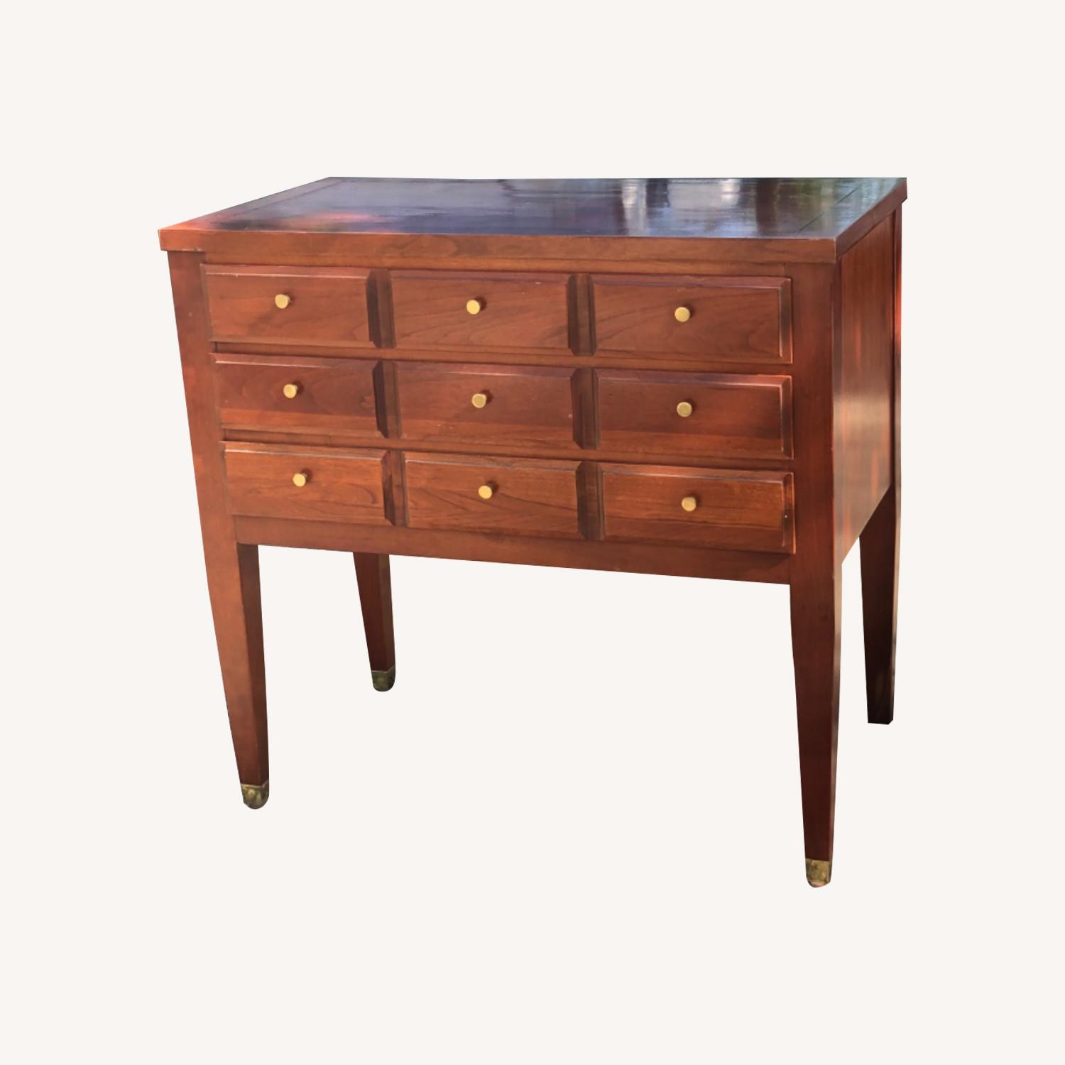 Ethan Allen Medallion 3 Drawer Chest AptDeco