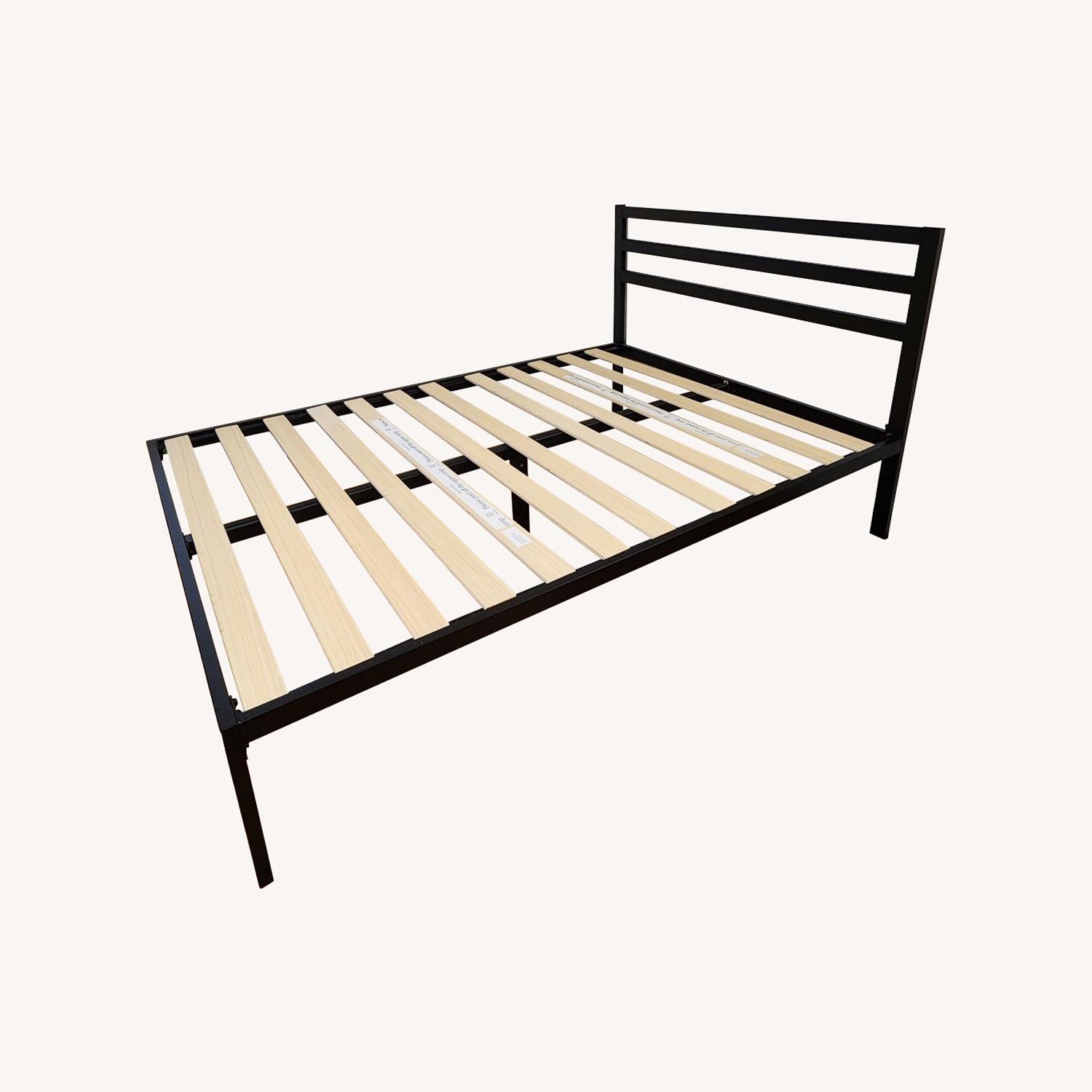 Wayfair Zinus Black Metal Platform Bed Frame AptDeco