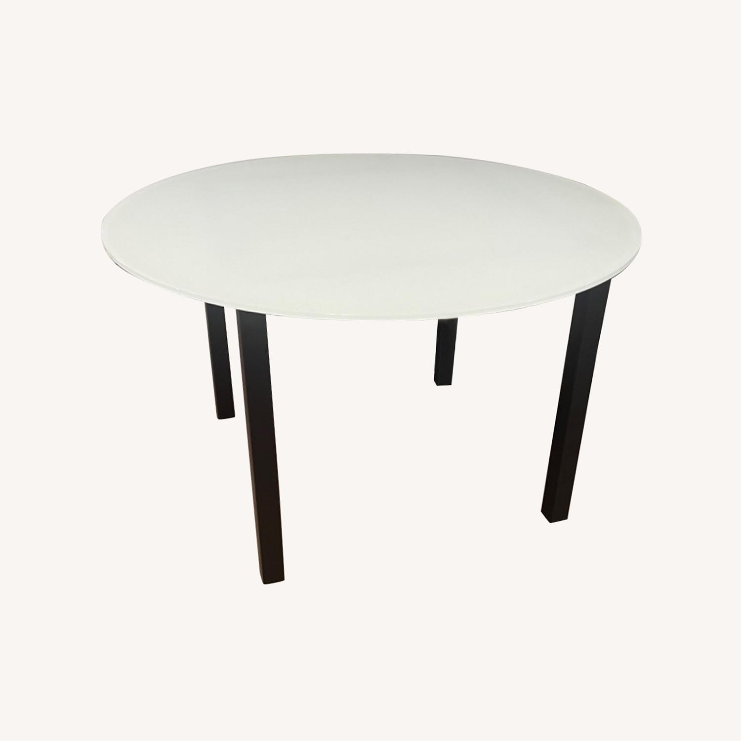 Room & Board Parsons Glass Dining Table - image-0