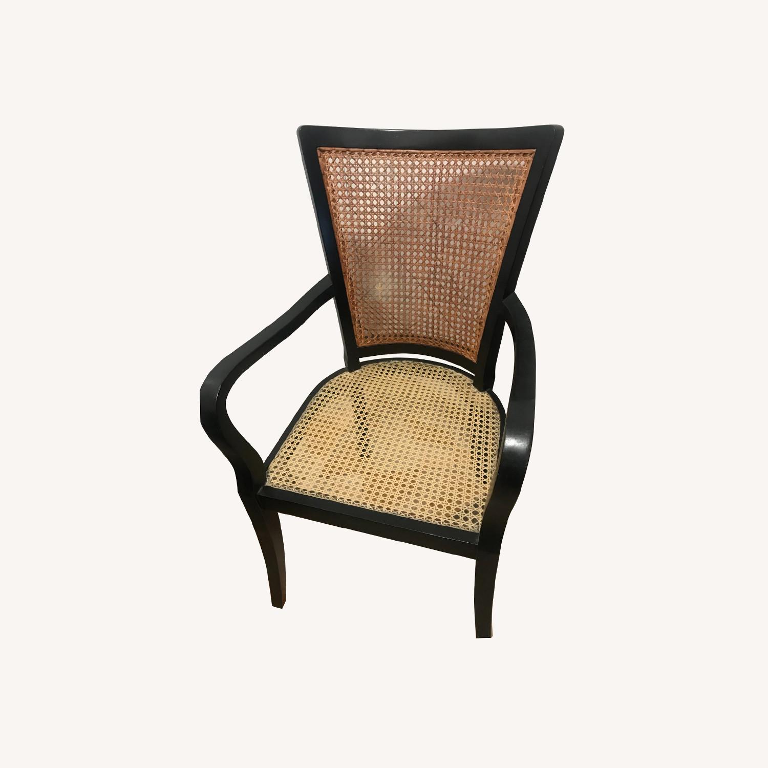 Crate & Barrel Arm Dining Chair AptDeco