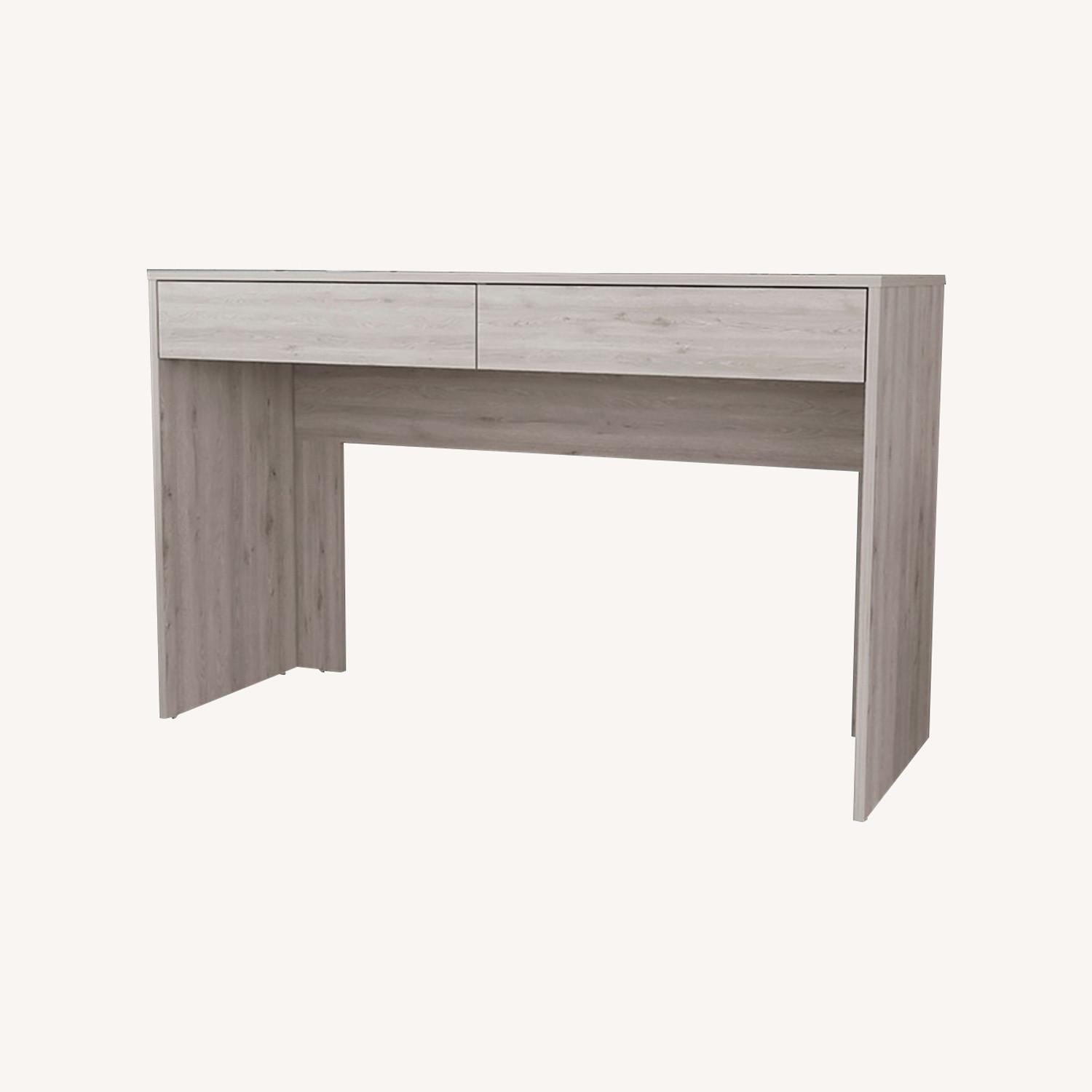 Computer Desk Aberdeen,Office -Light Gray - image-0