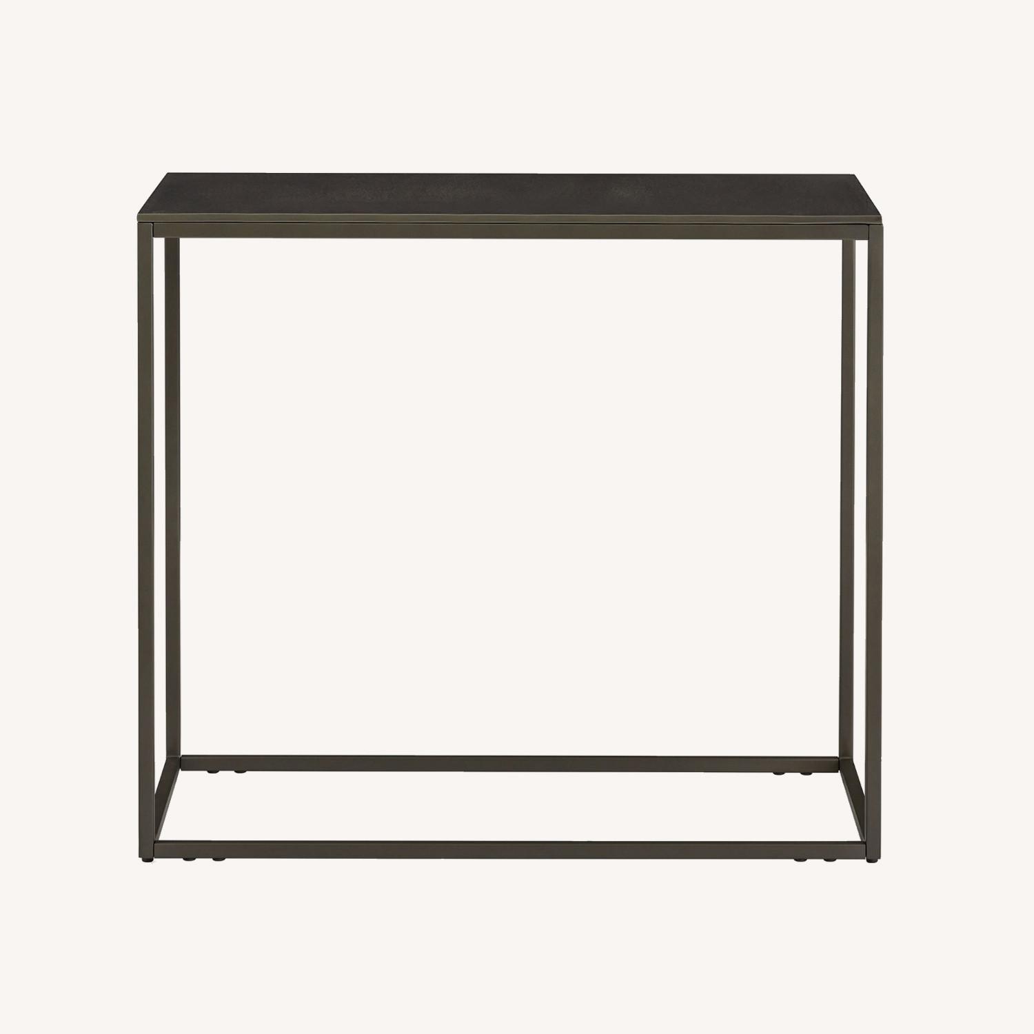 Pottery Barn Duke Rectangular Metal Side Table - image-0