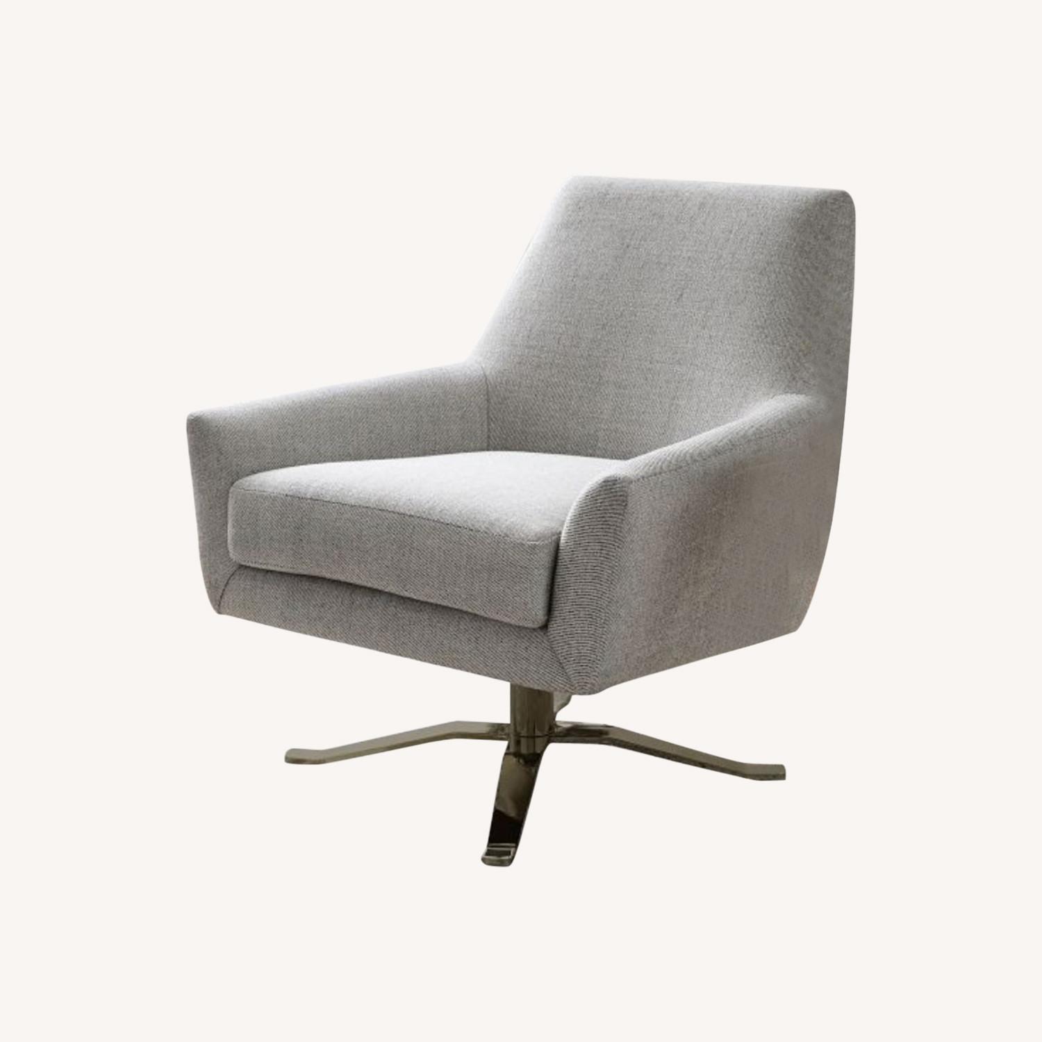 West Elm Lucas Swivel Chair - image-0