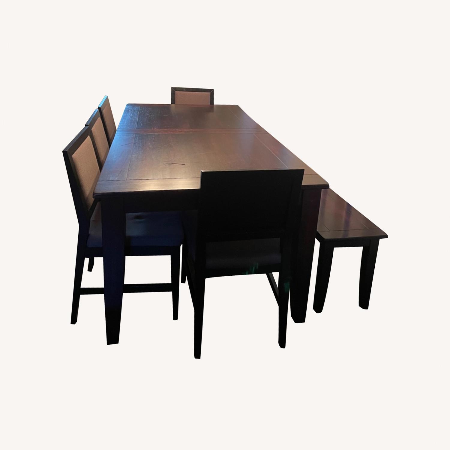 Crate & Barrel Chairs with Table - image-0
