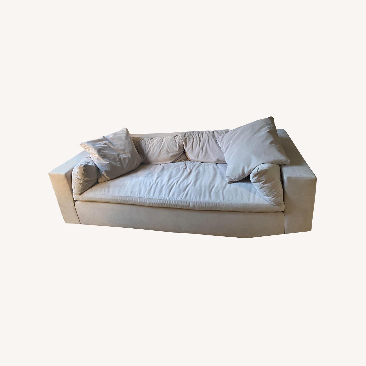 West Elm Harmony Modular Couch Performance Velvet - image-0