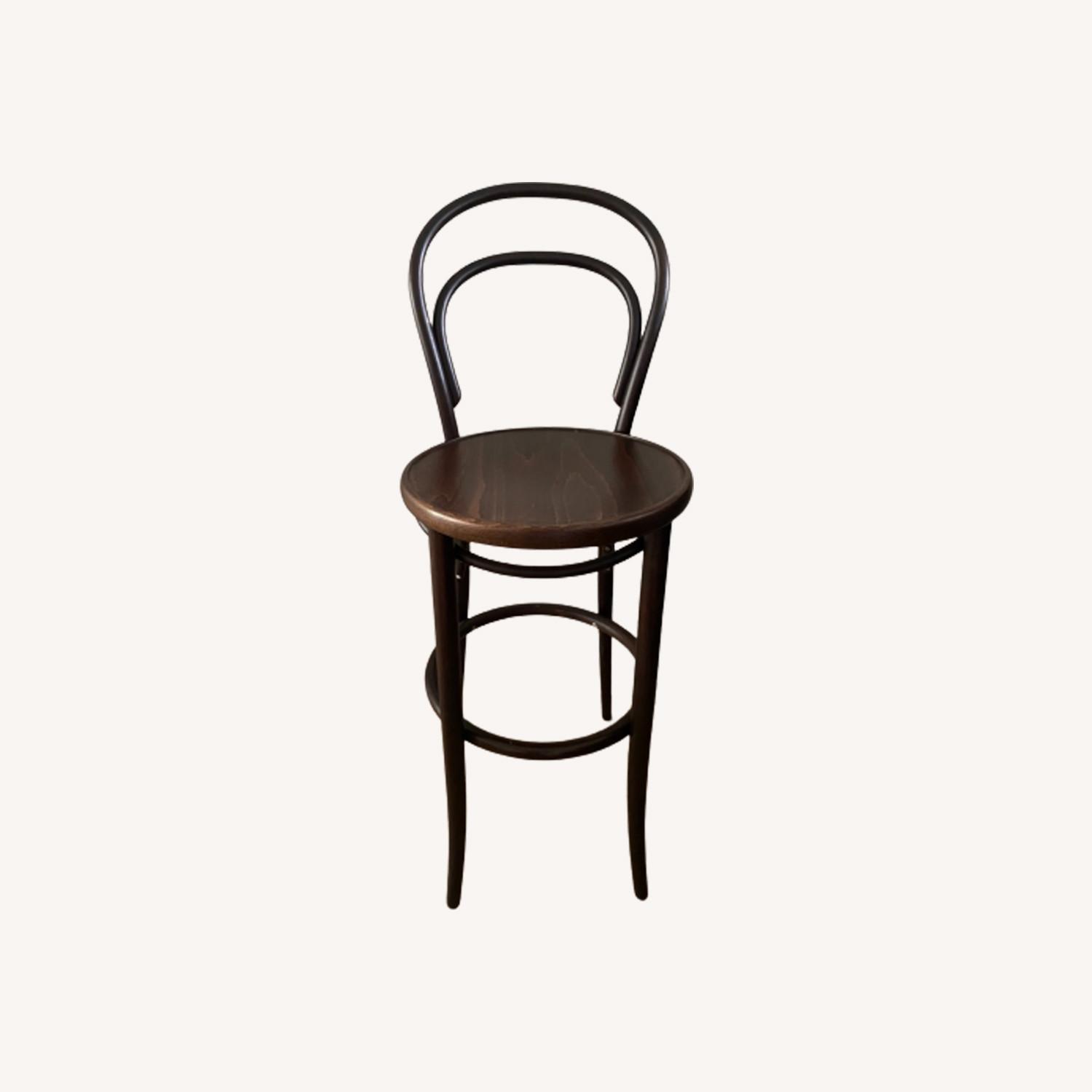 DWR Bentwood Bar Stool By Micheal Thonet - image-0