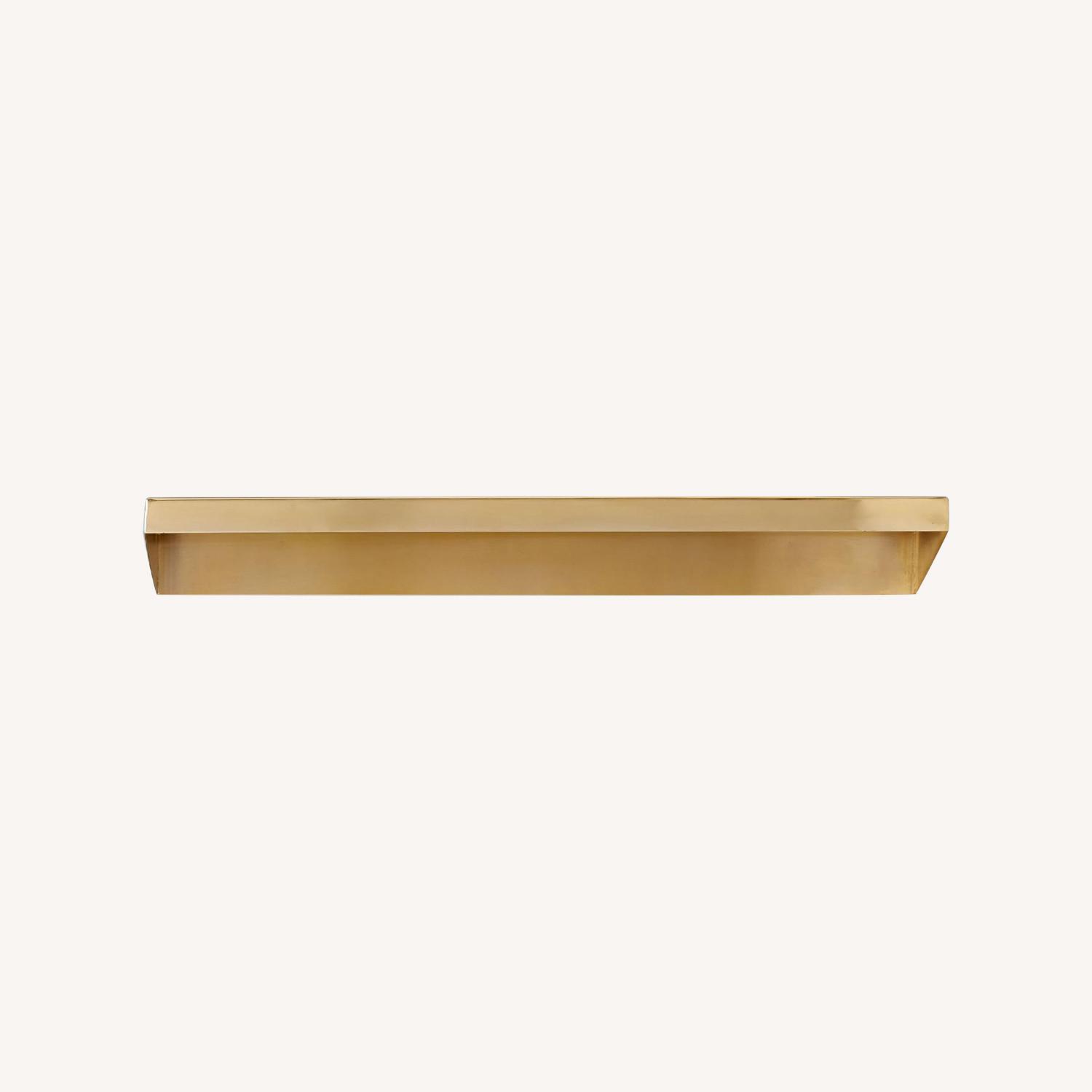 Pottery Barn Floating Bent Metal Shelf, Small - image-0